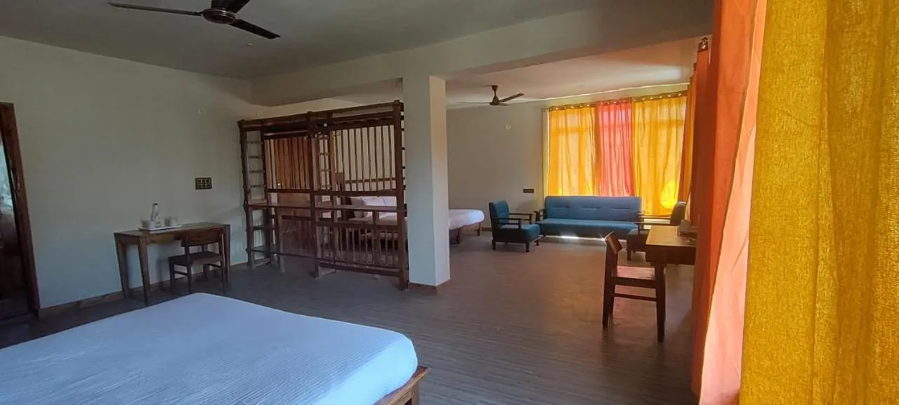 Bed in Nubra Ecolodge