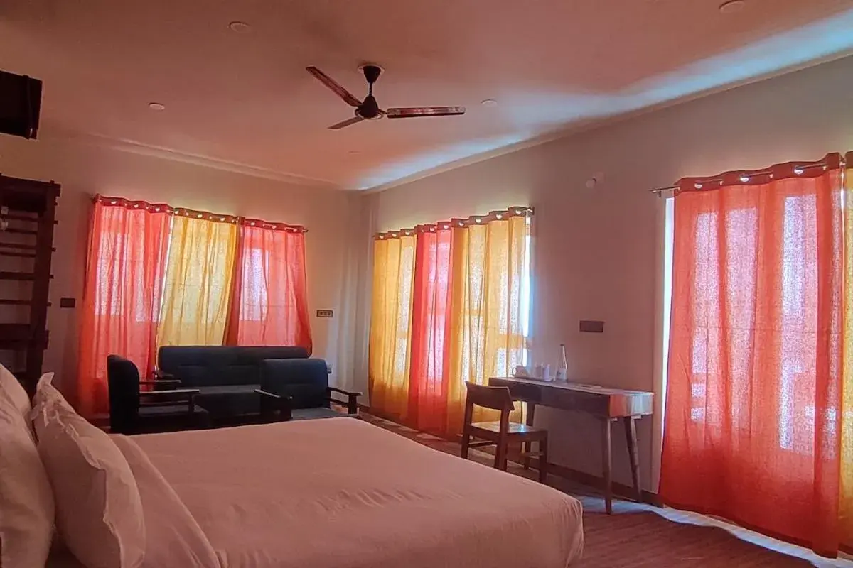 Bed in Nubra Ecolodge Bed in Nubra Ecolodge