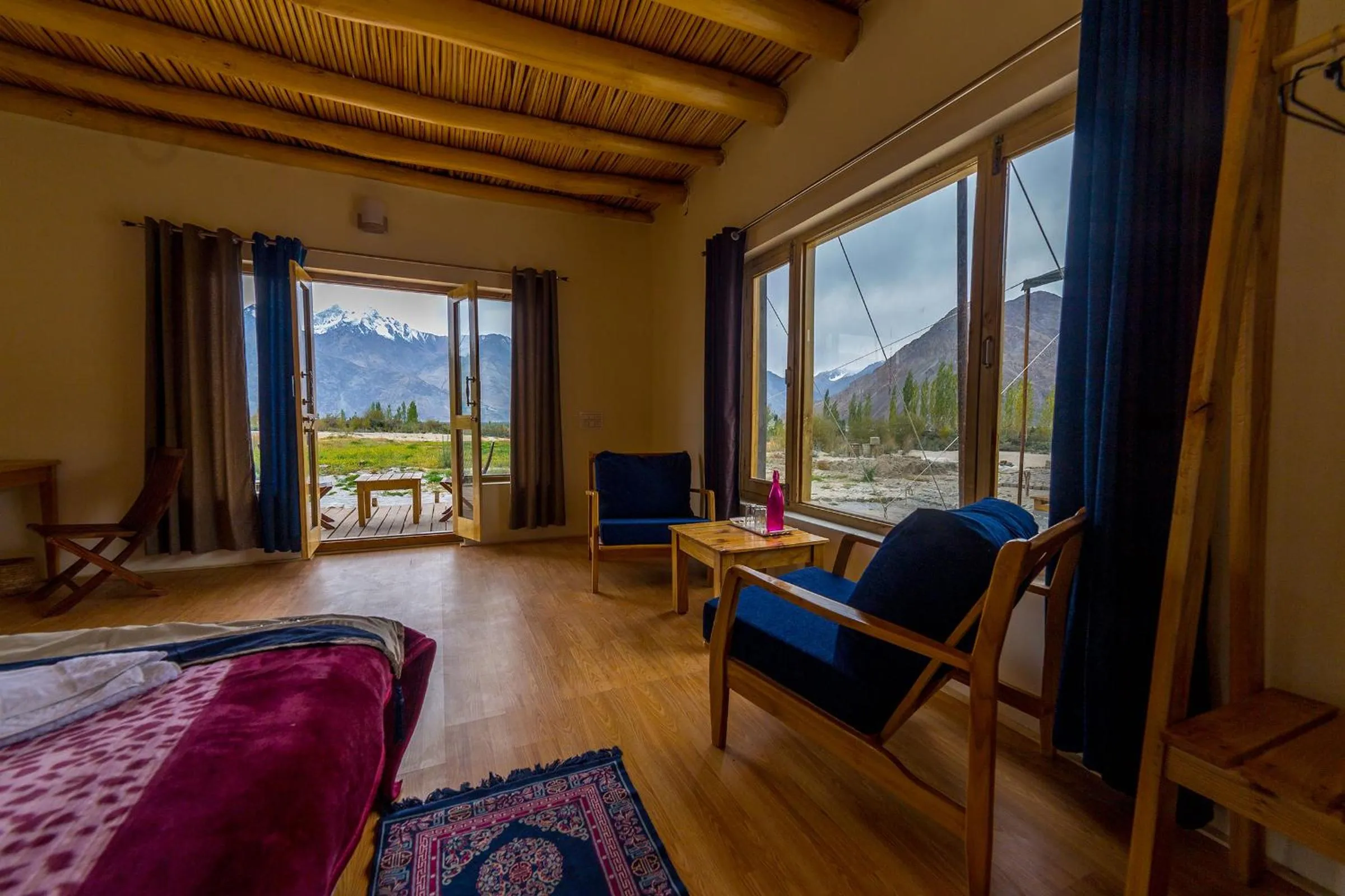 Bedroom in Nubra Ecolodge