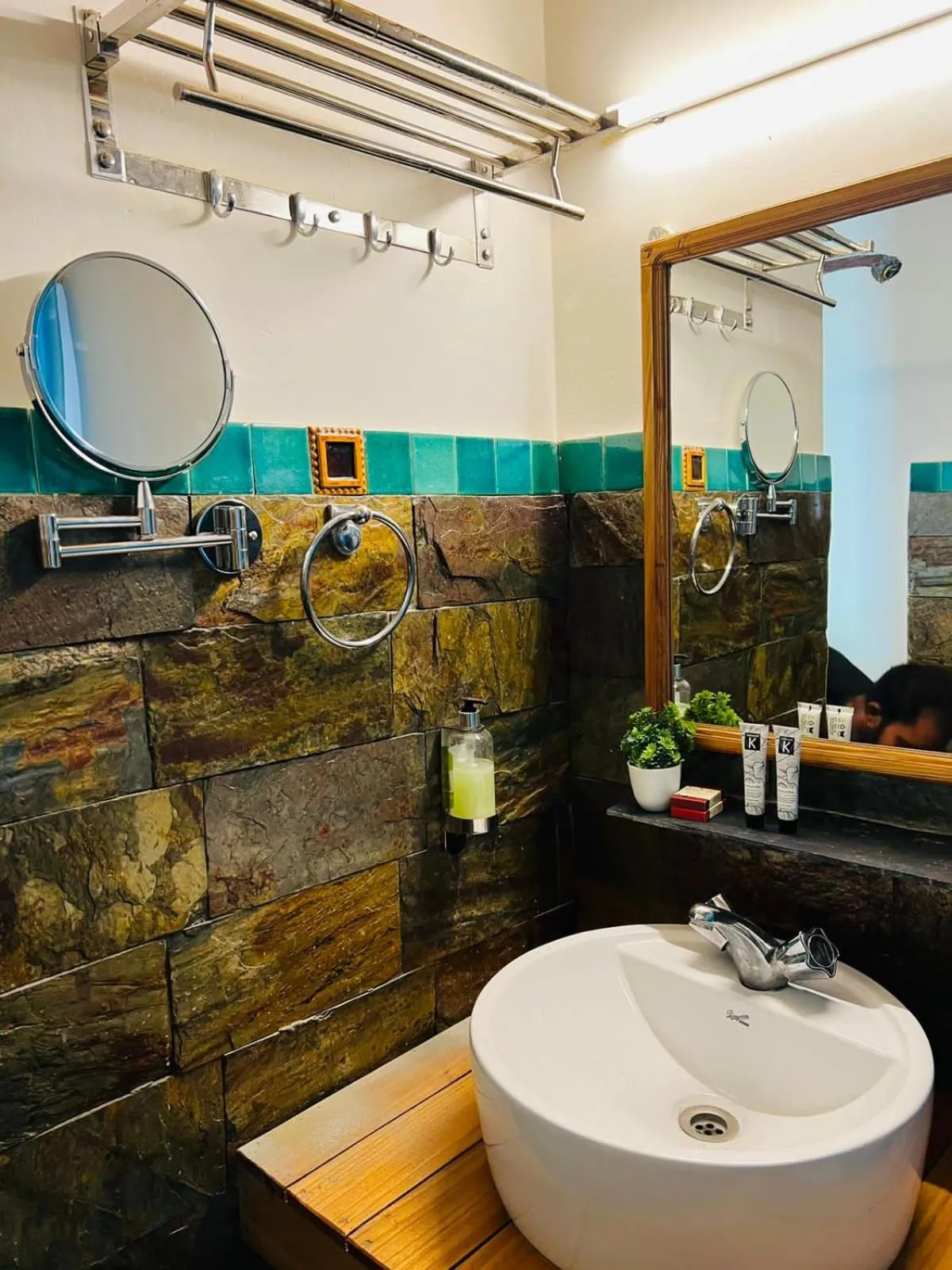 Bathroom in Nubra Ecolodge