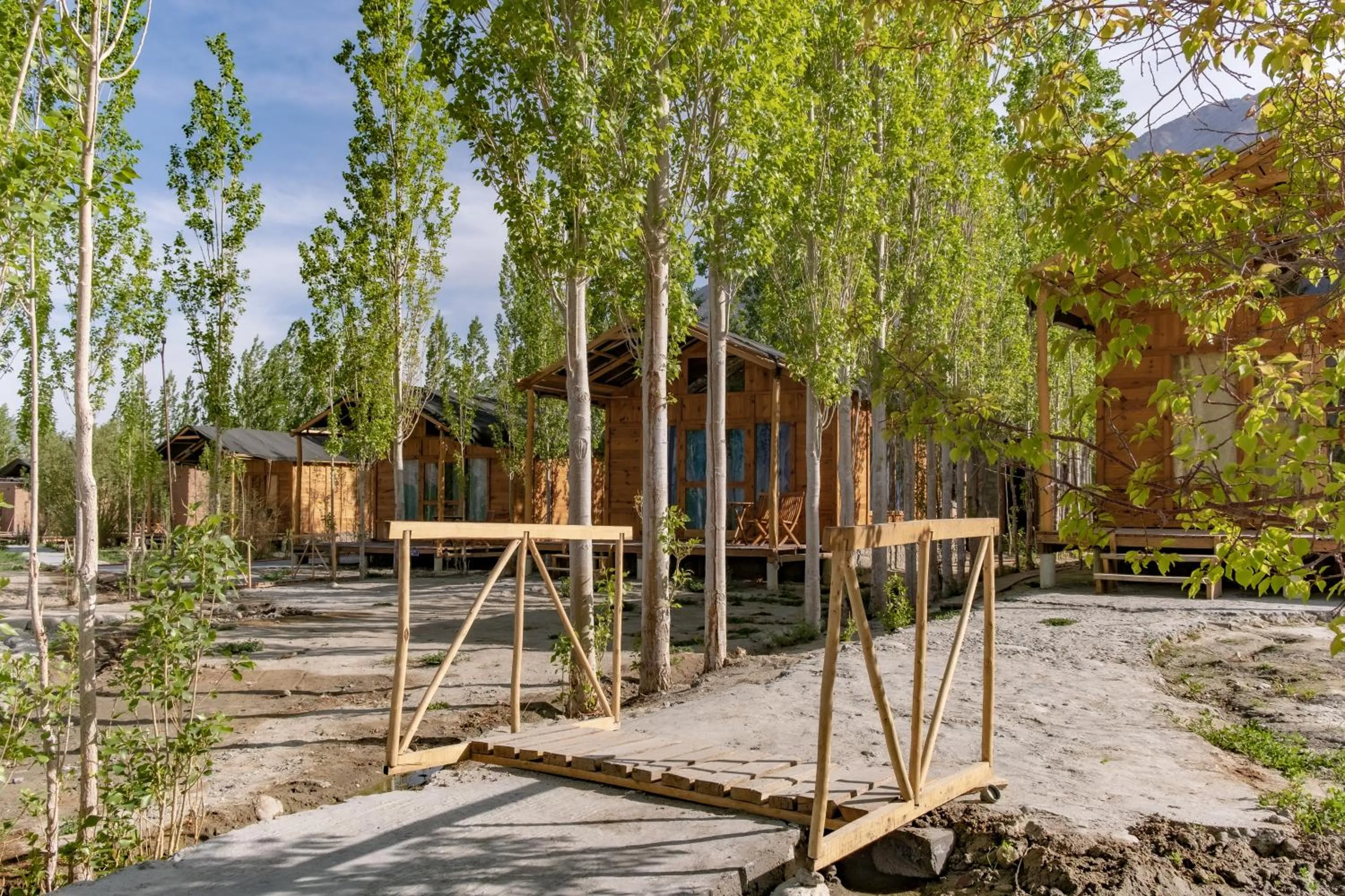 Natural landscape in Nubra Ecolodge