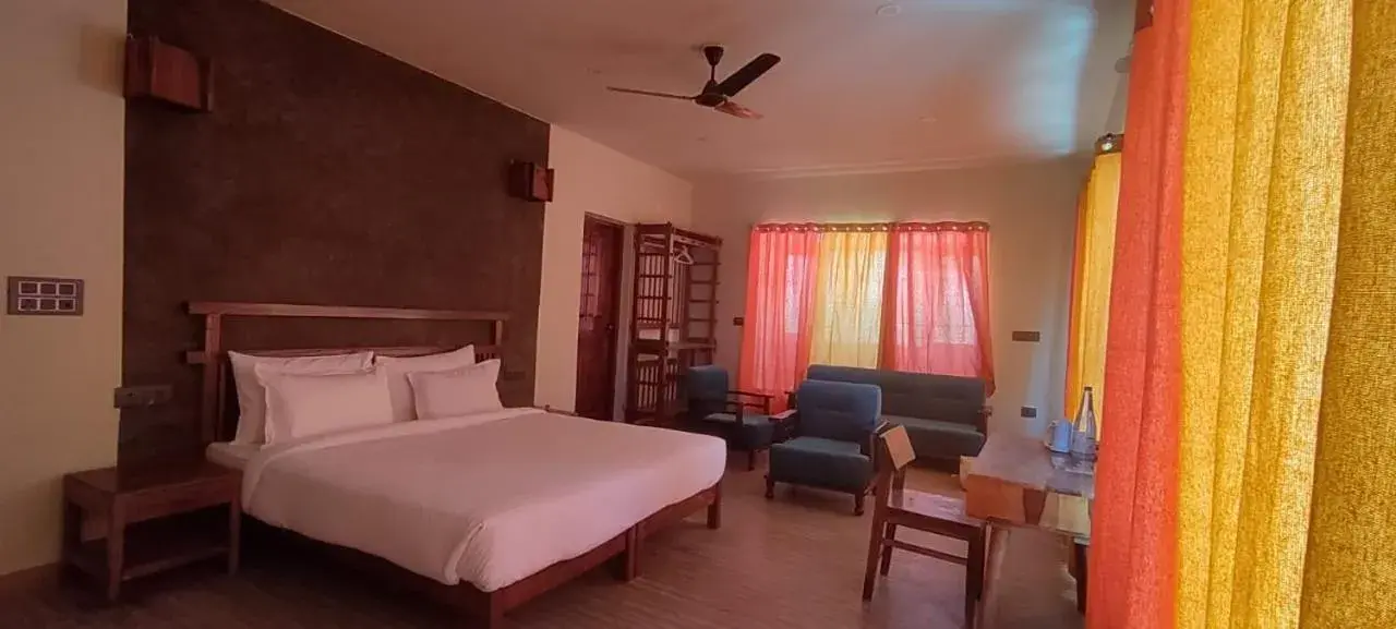 Bed in Nubra Ecolodge Bed in Nubra Ecolodge