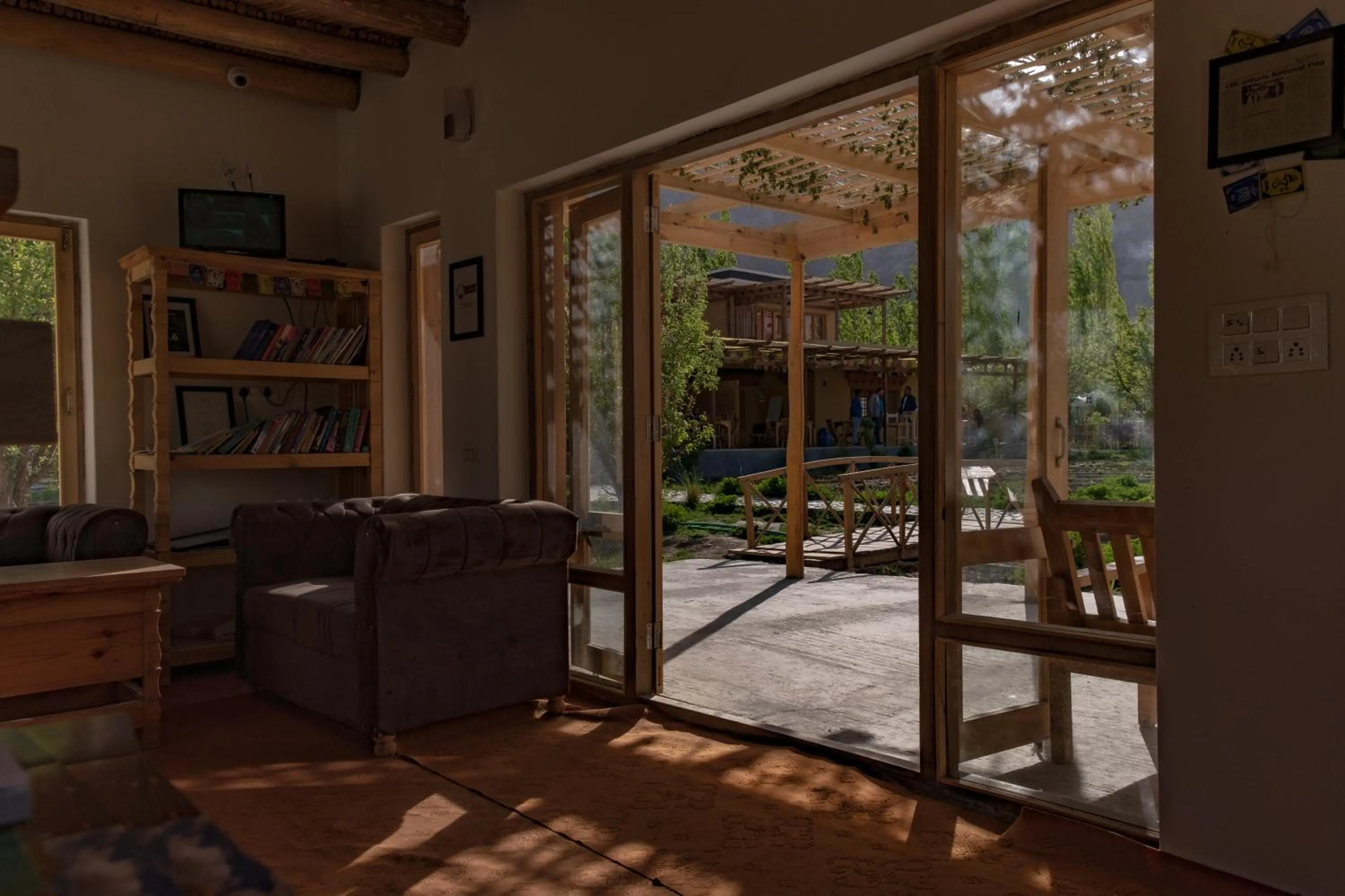 Library in Nubra Ecolodge