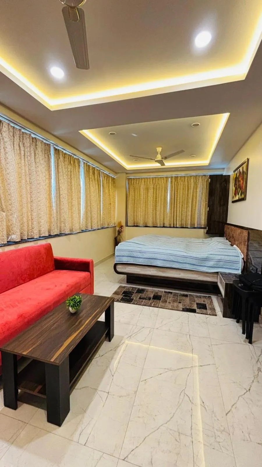 Bed in Hotel Vivaanta