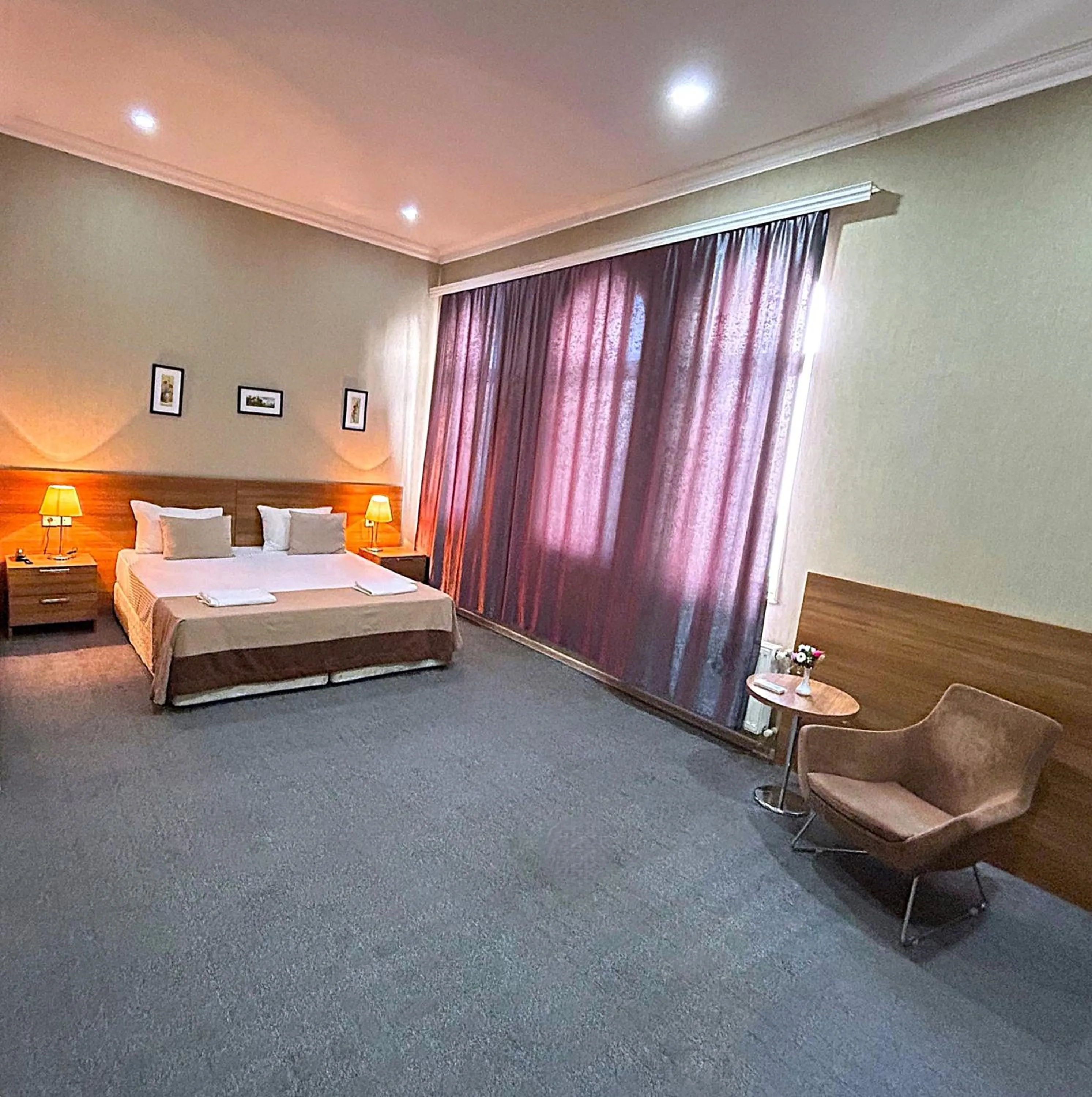 Bed in Family Hotel - Free Massage