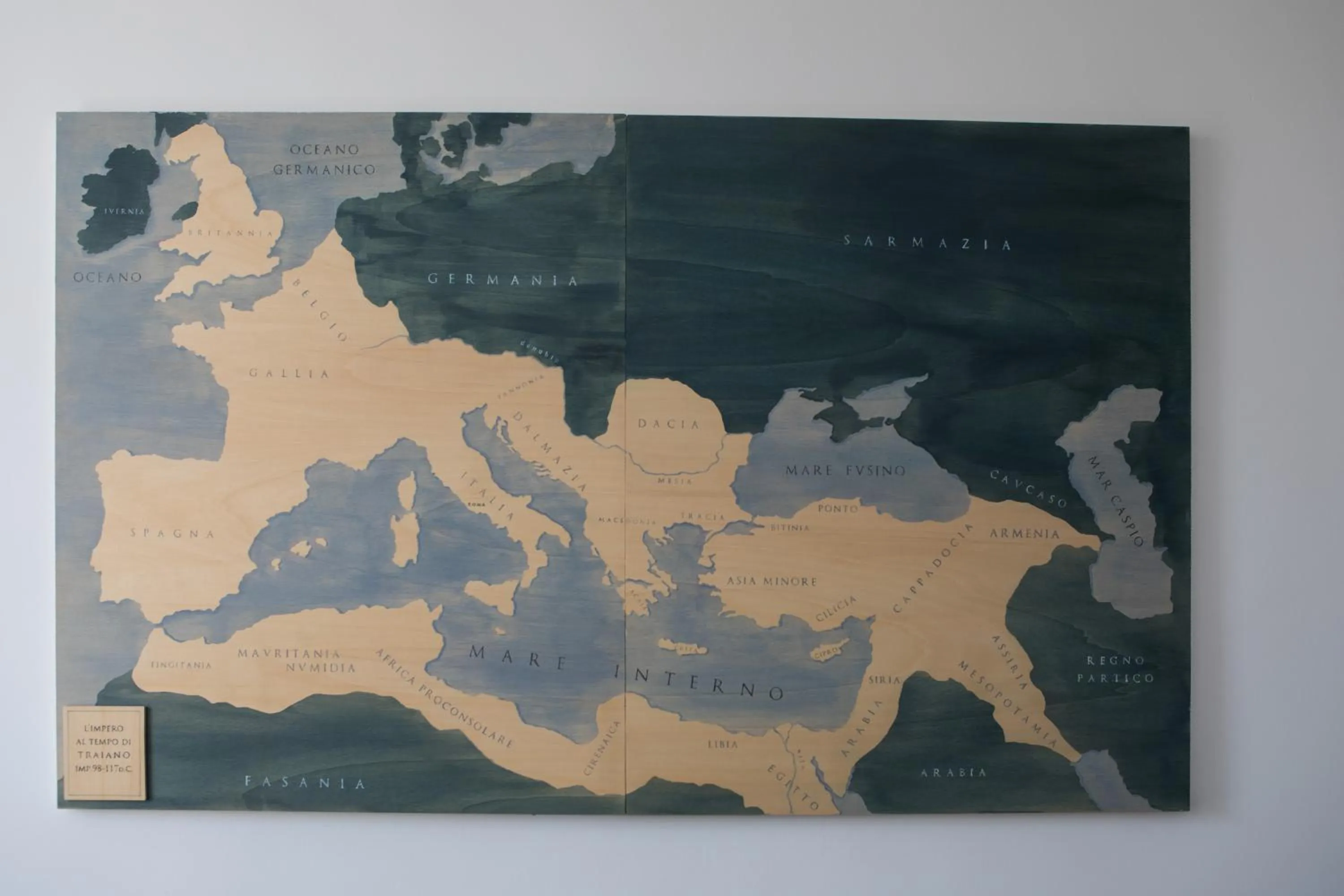 Decorative detail in Roman Holidays cuore dell'Impero