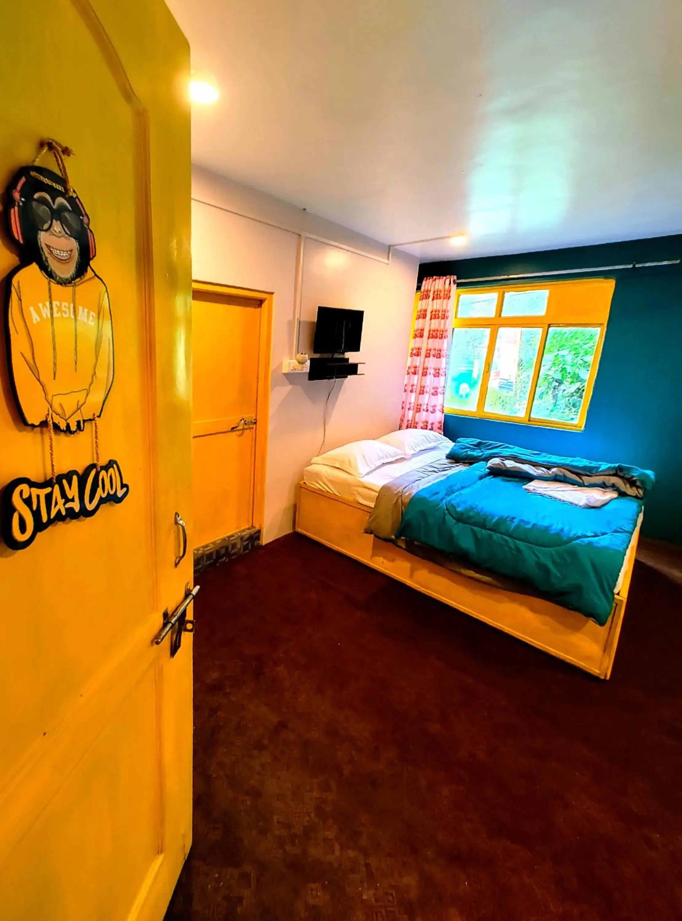 Bed in Hidden Monkey Stays Darjeeling, Batasia Bed in Hidden Monkey Stays Darjeeling, Batasia