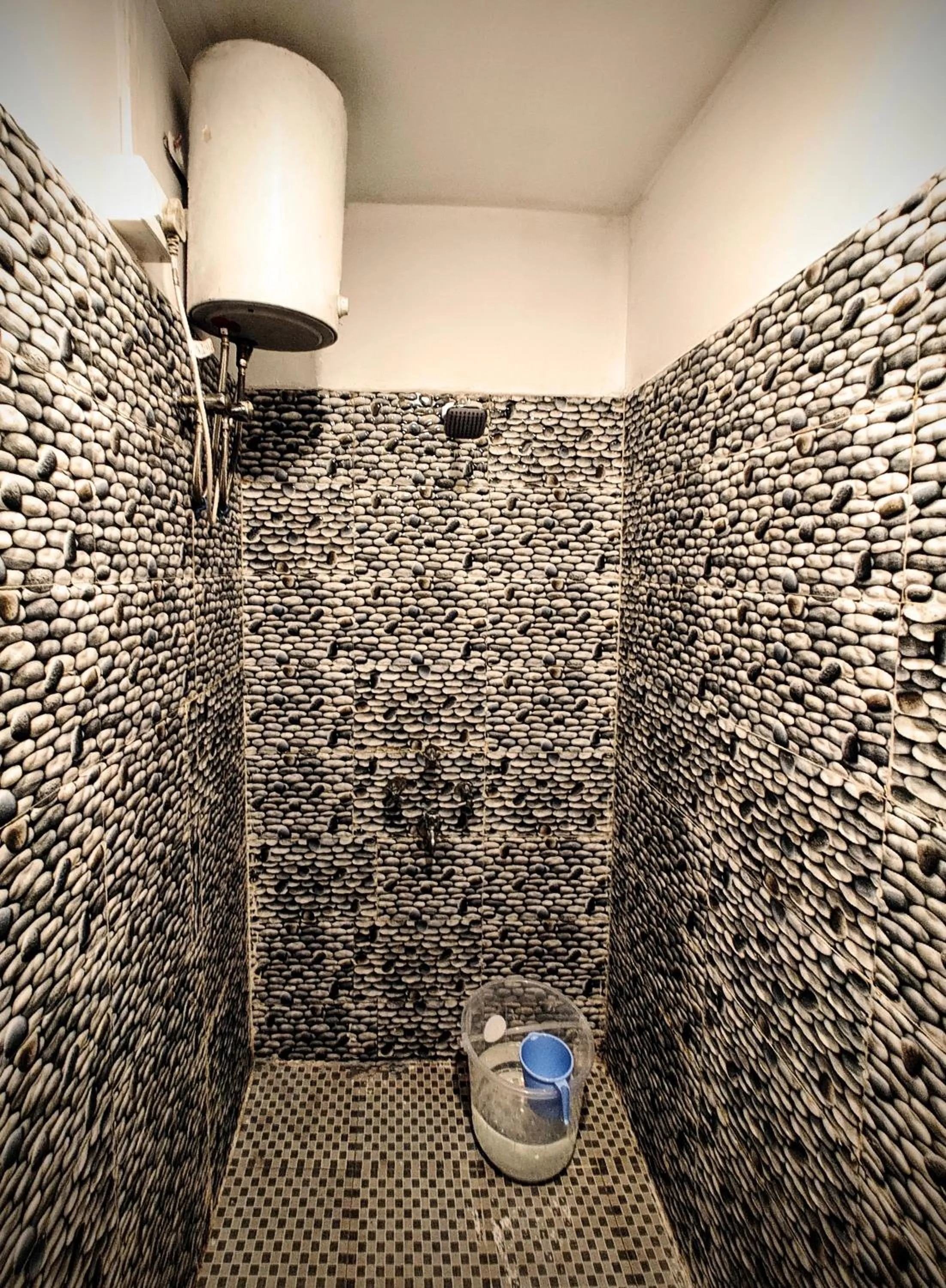 Shower in Hidden Monkey Stays Darjeeling, Batasia