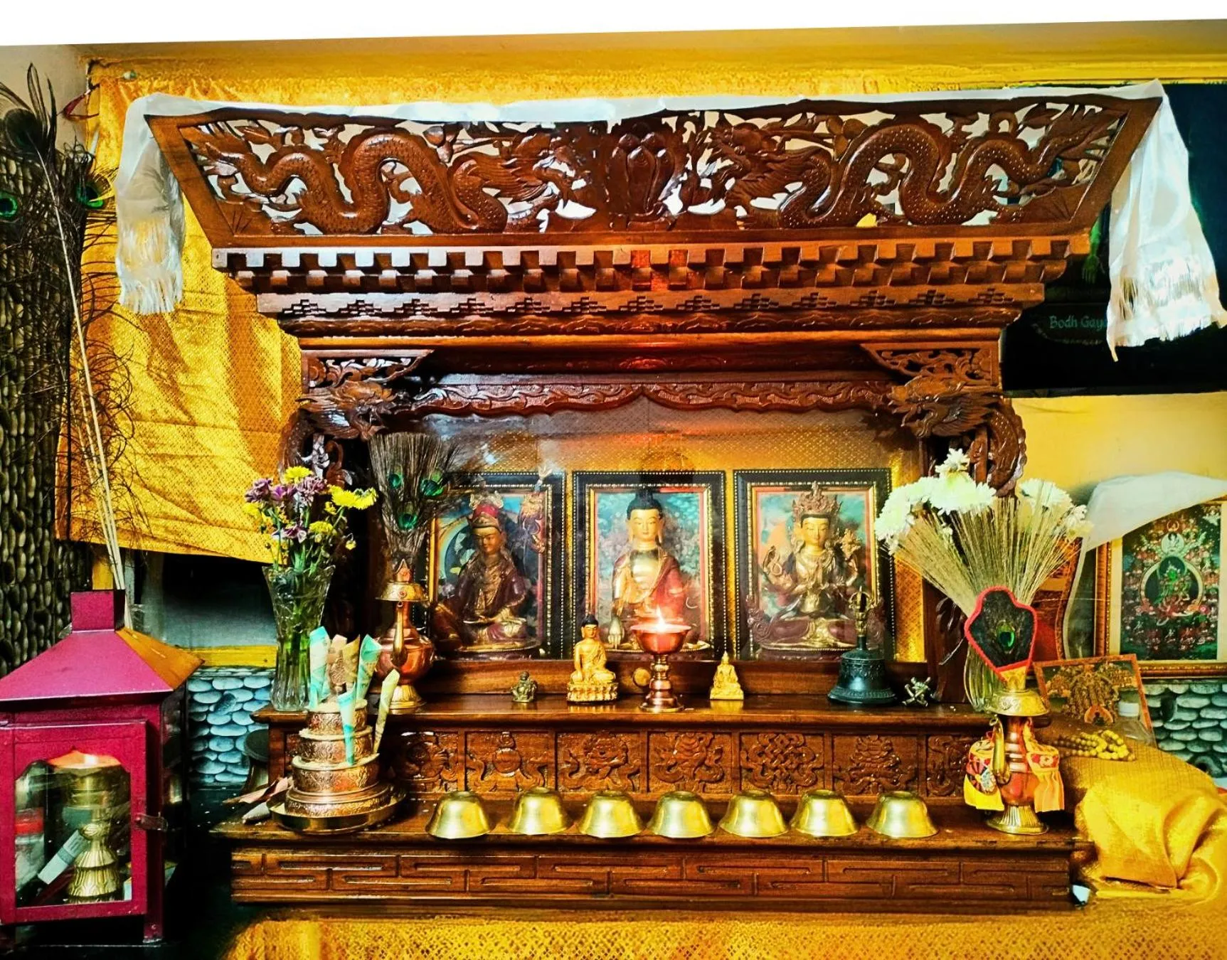 Place of worship in Hidden Monkey Stays Darjeeling, Batasia