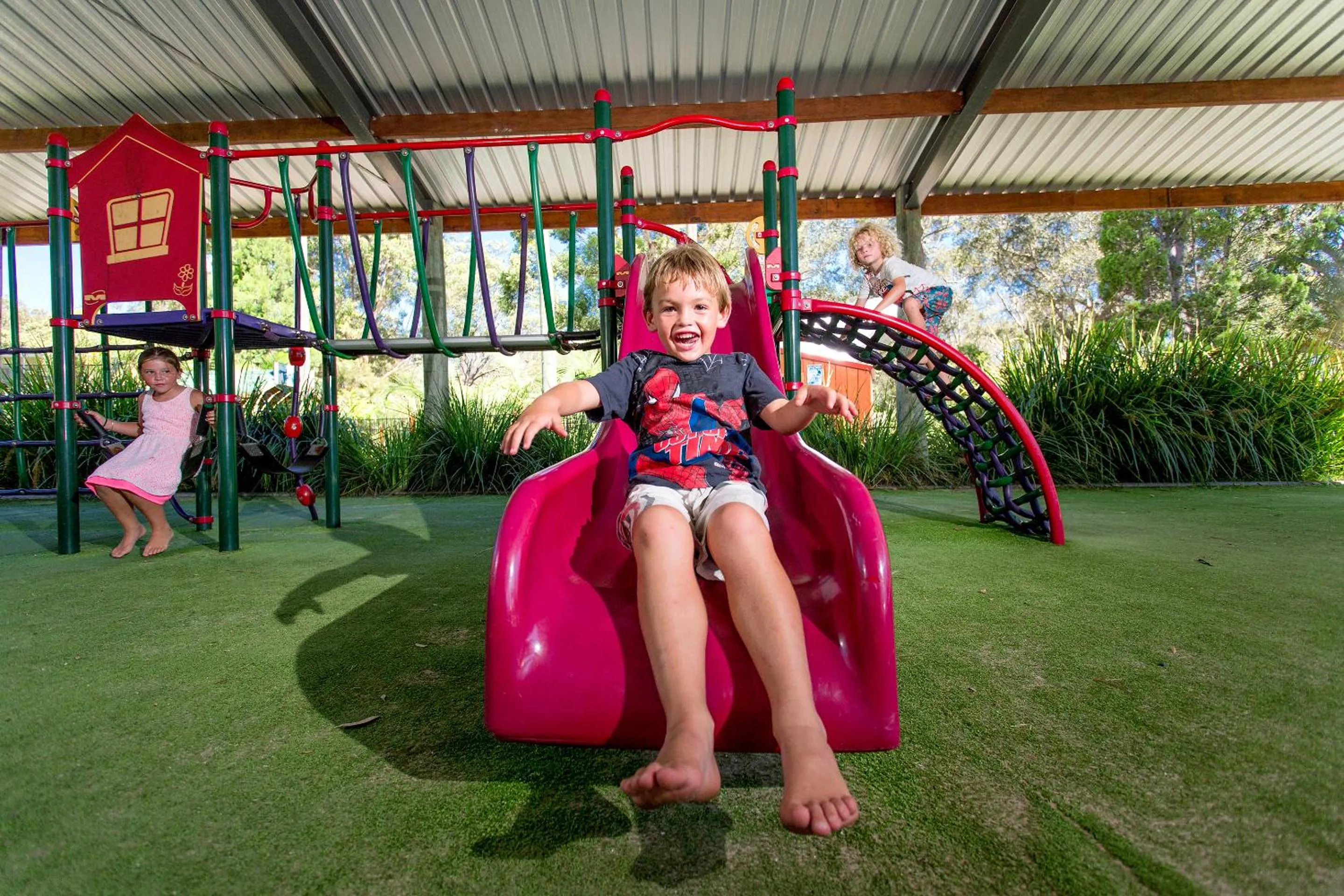 Children play ground in NRMA South West Rocks Holiday Park