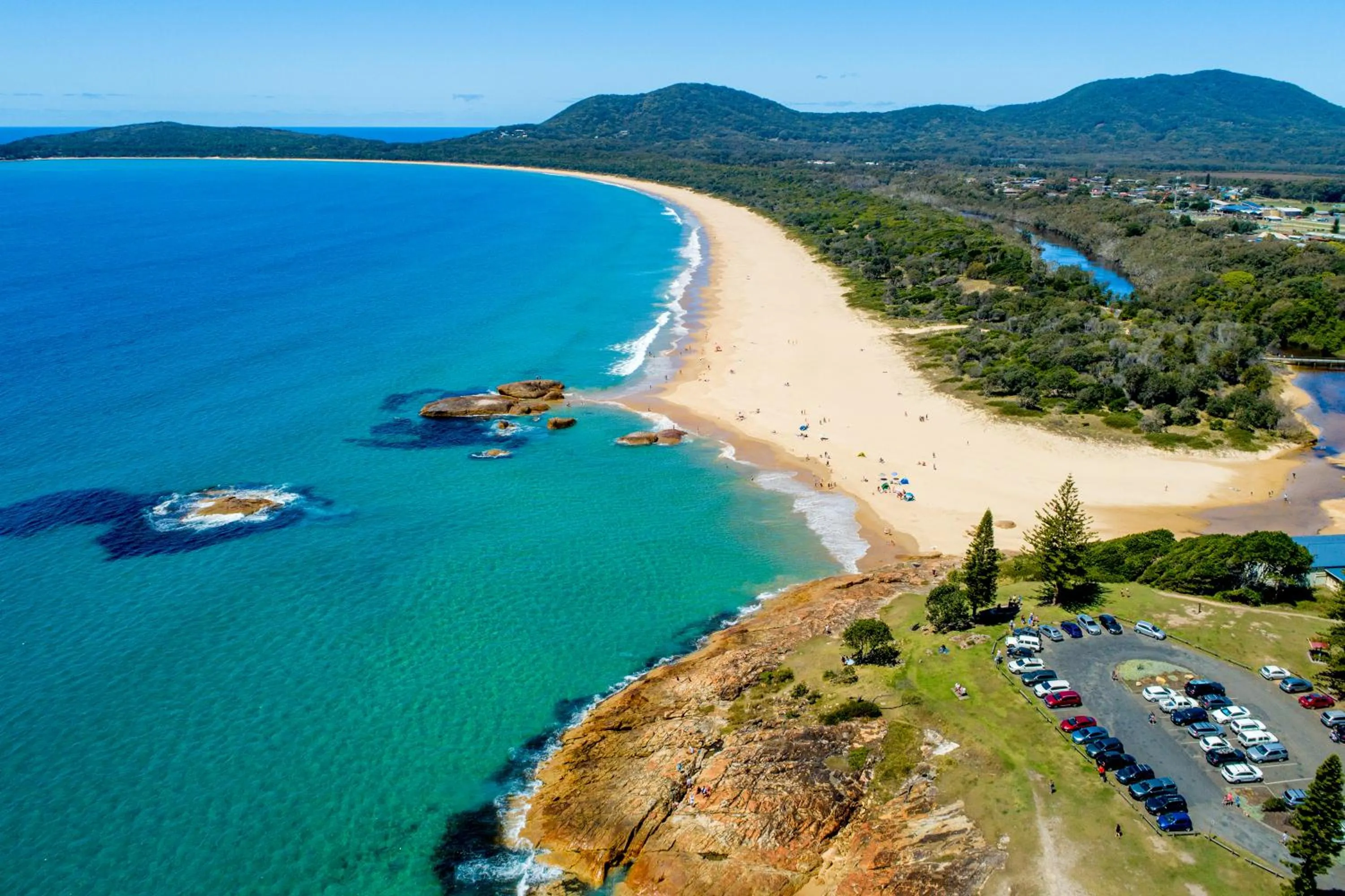 Natural landscape in NRMA South West Rocks Holiday Park