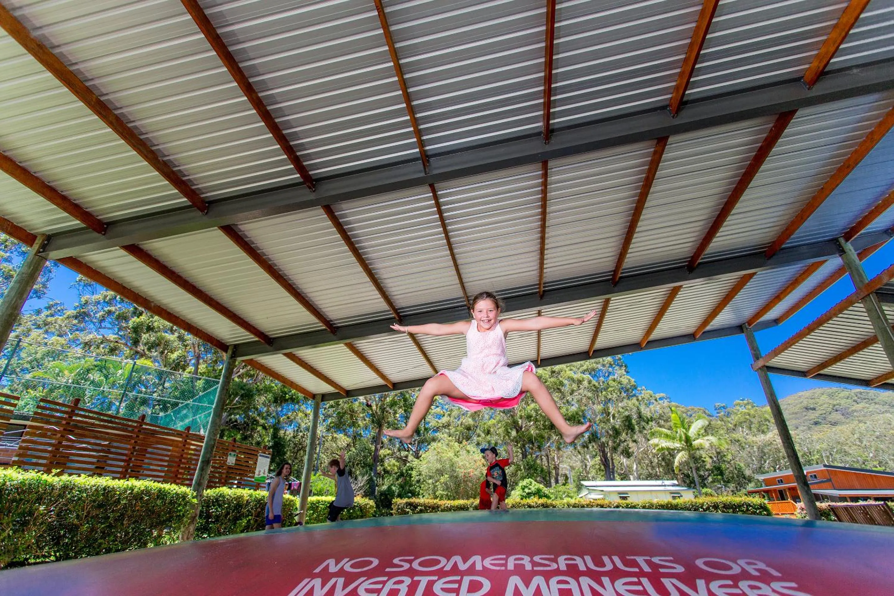 young children in NRMA South West Rocks Holiday Park