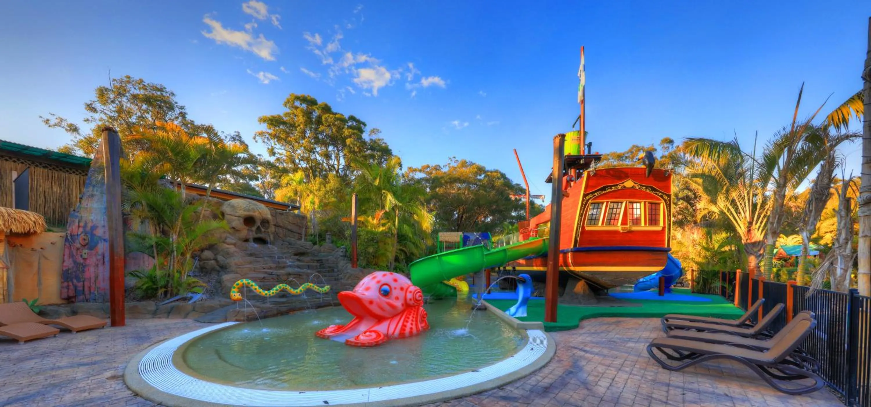 Children play ground in NRMA South West Rocks Holiday Park