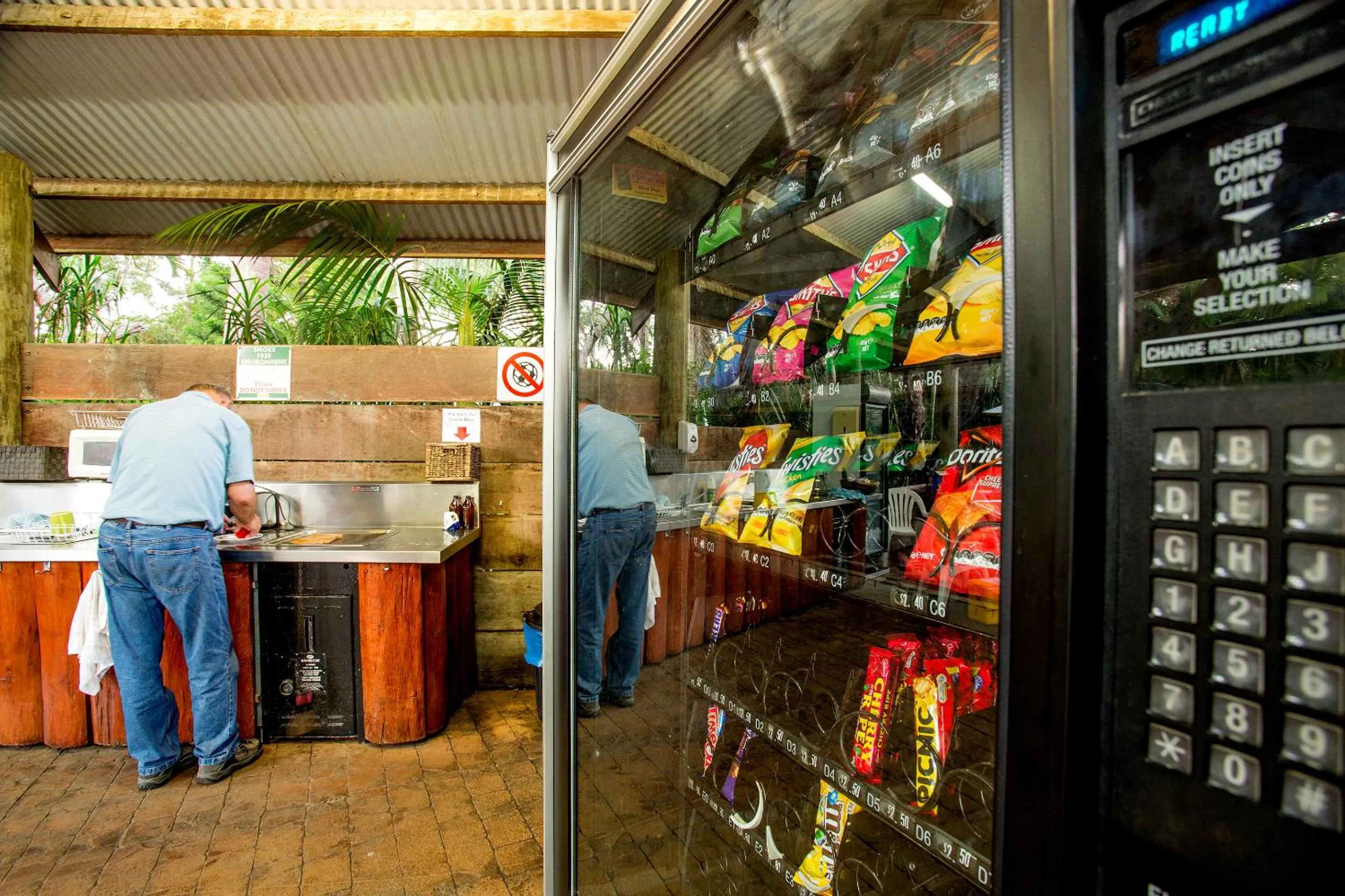 On-site shops in NRMA South West Rocks Holiday Park