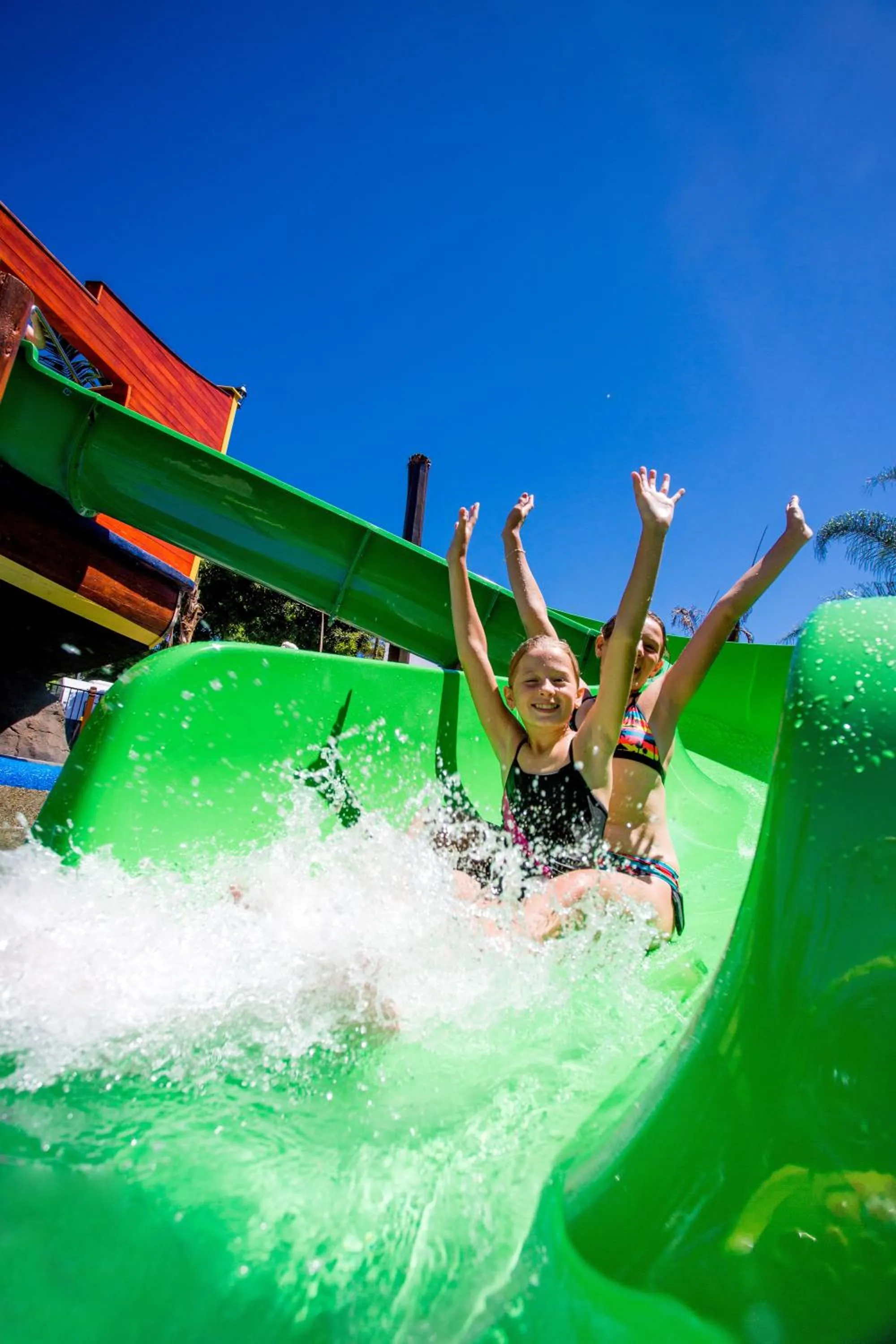 Aqua park in NRMA South West Rocks Holiday Park