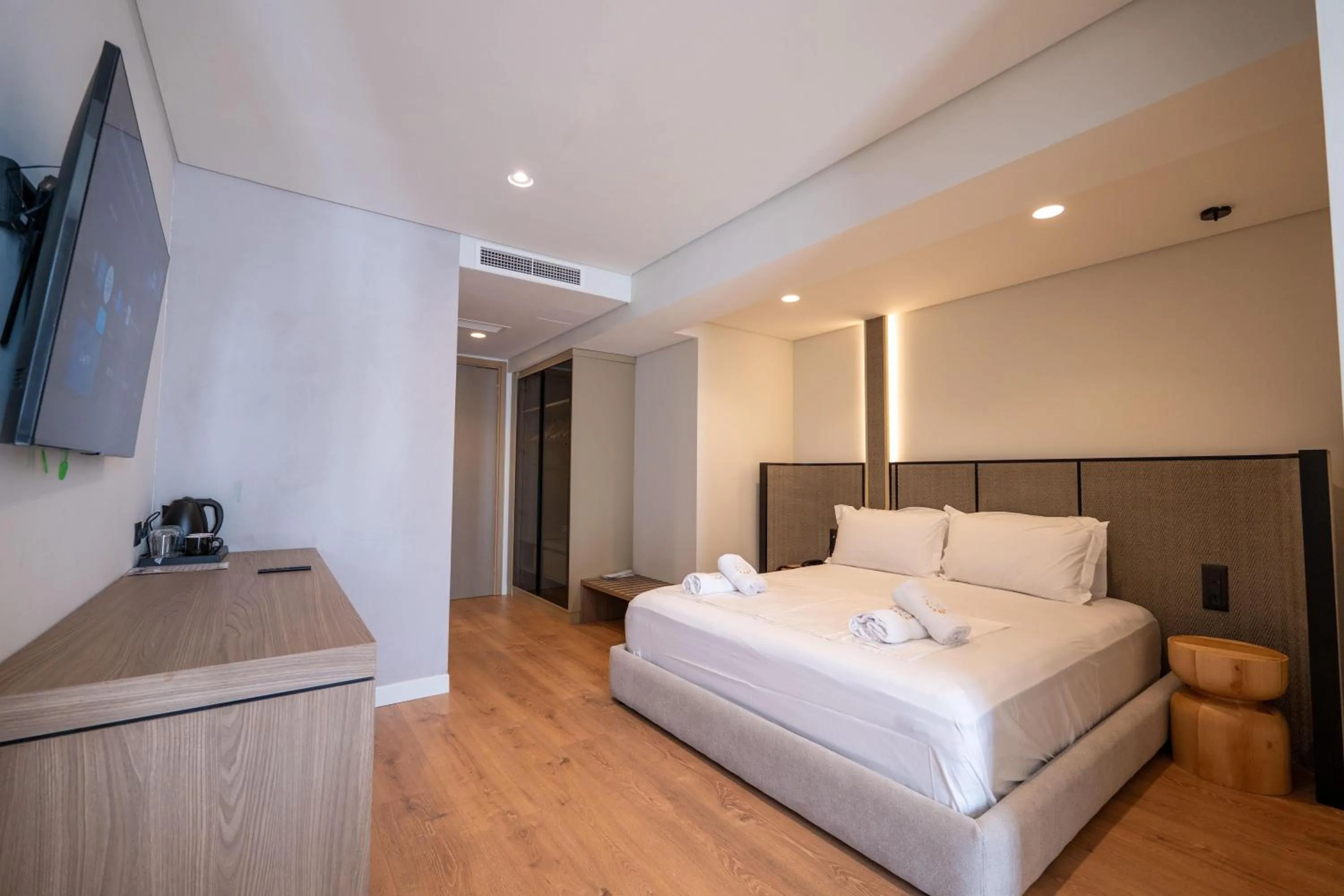 Bed in Grand Hotel Saranda