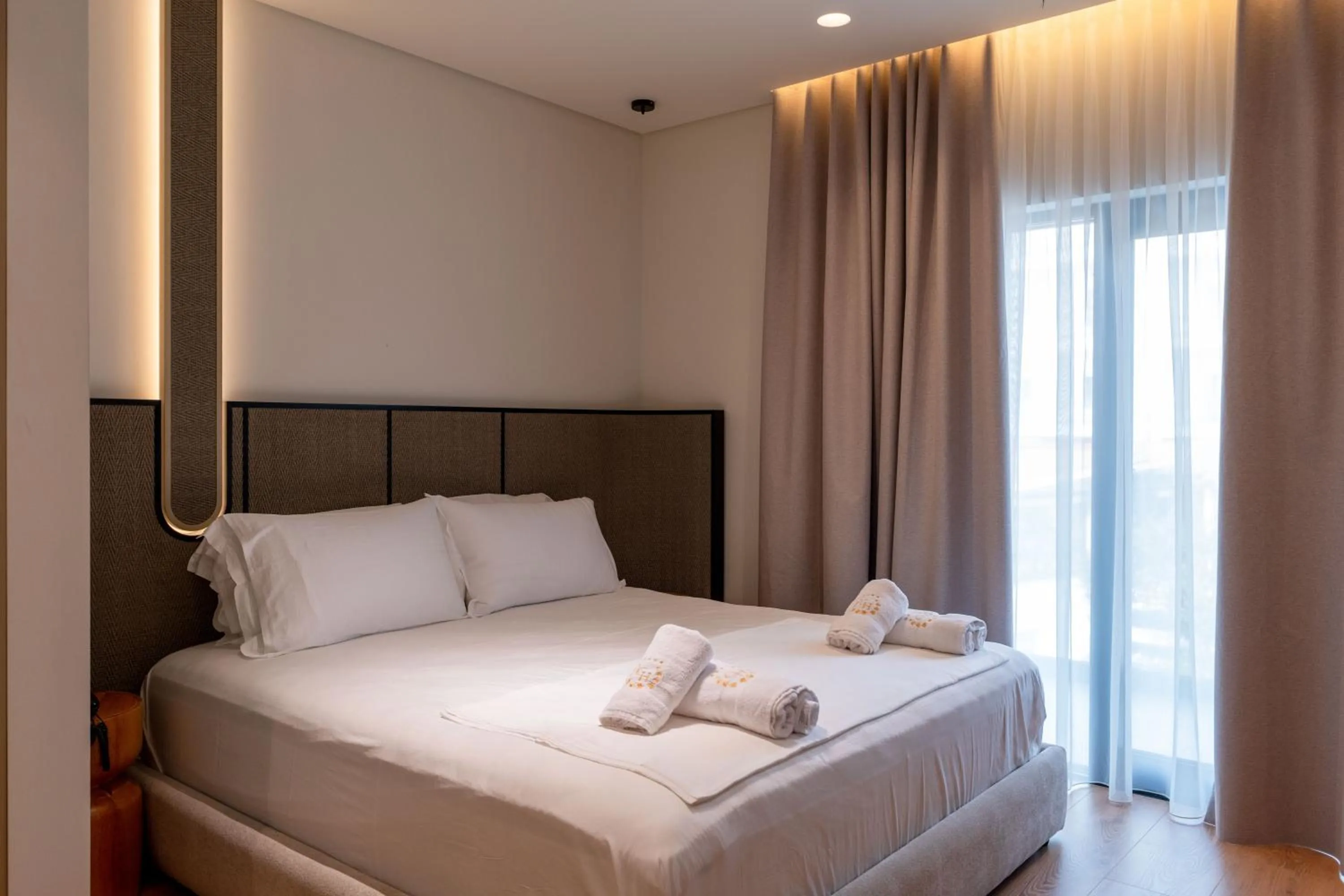 Bed in Grand Hotel Saranda