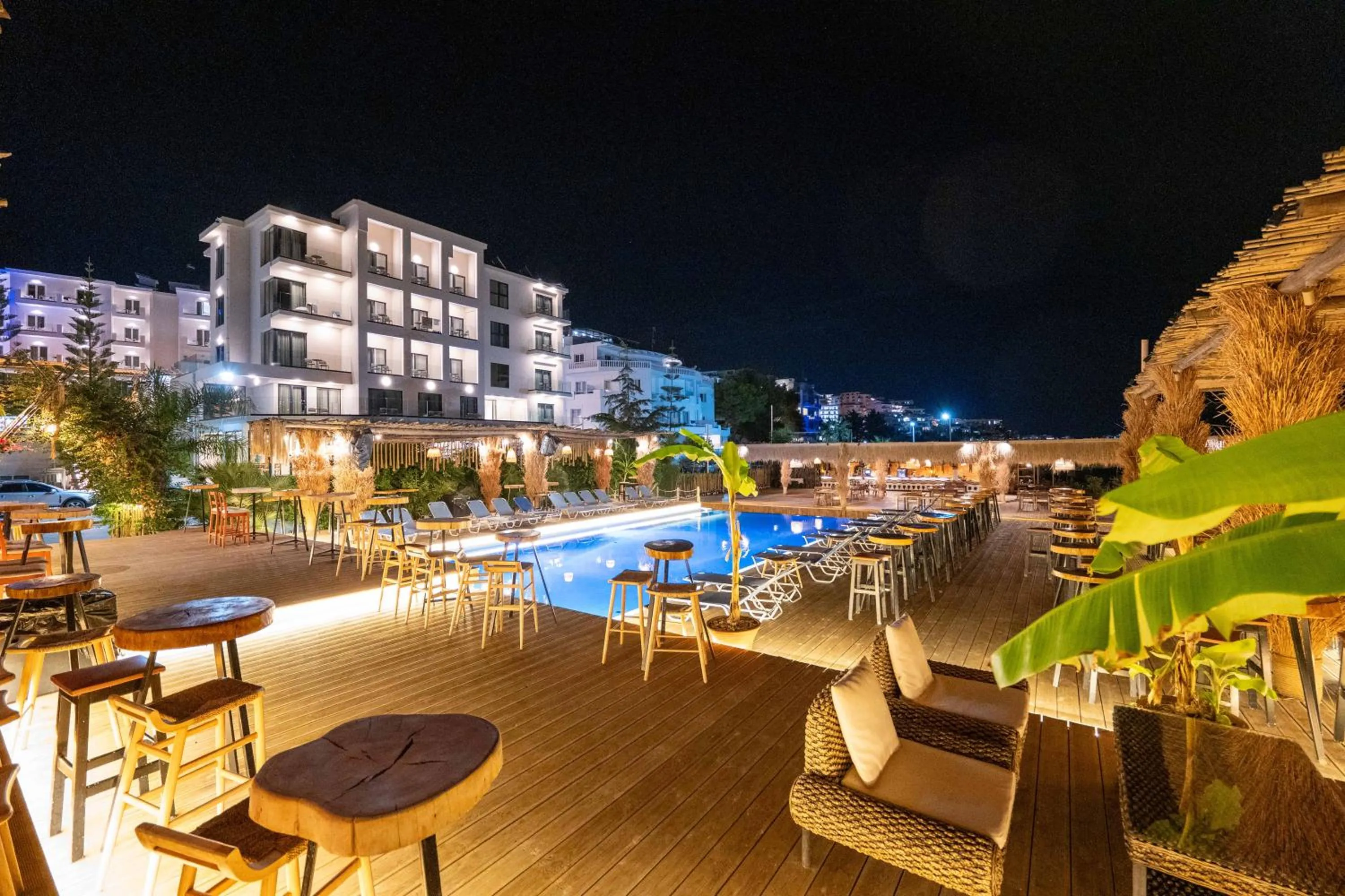 Night in Grand Hotel Saranda