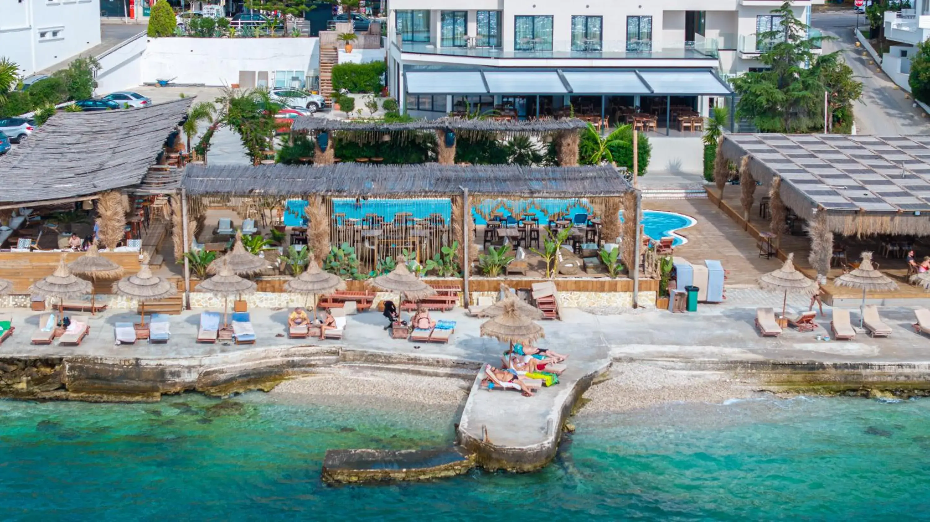 Property building in Grand Hotel Saranda Property building in Grand Hotel Saranda