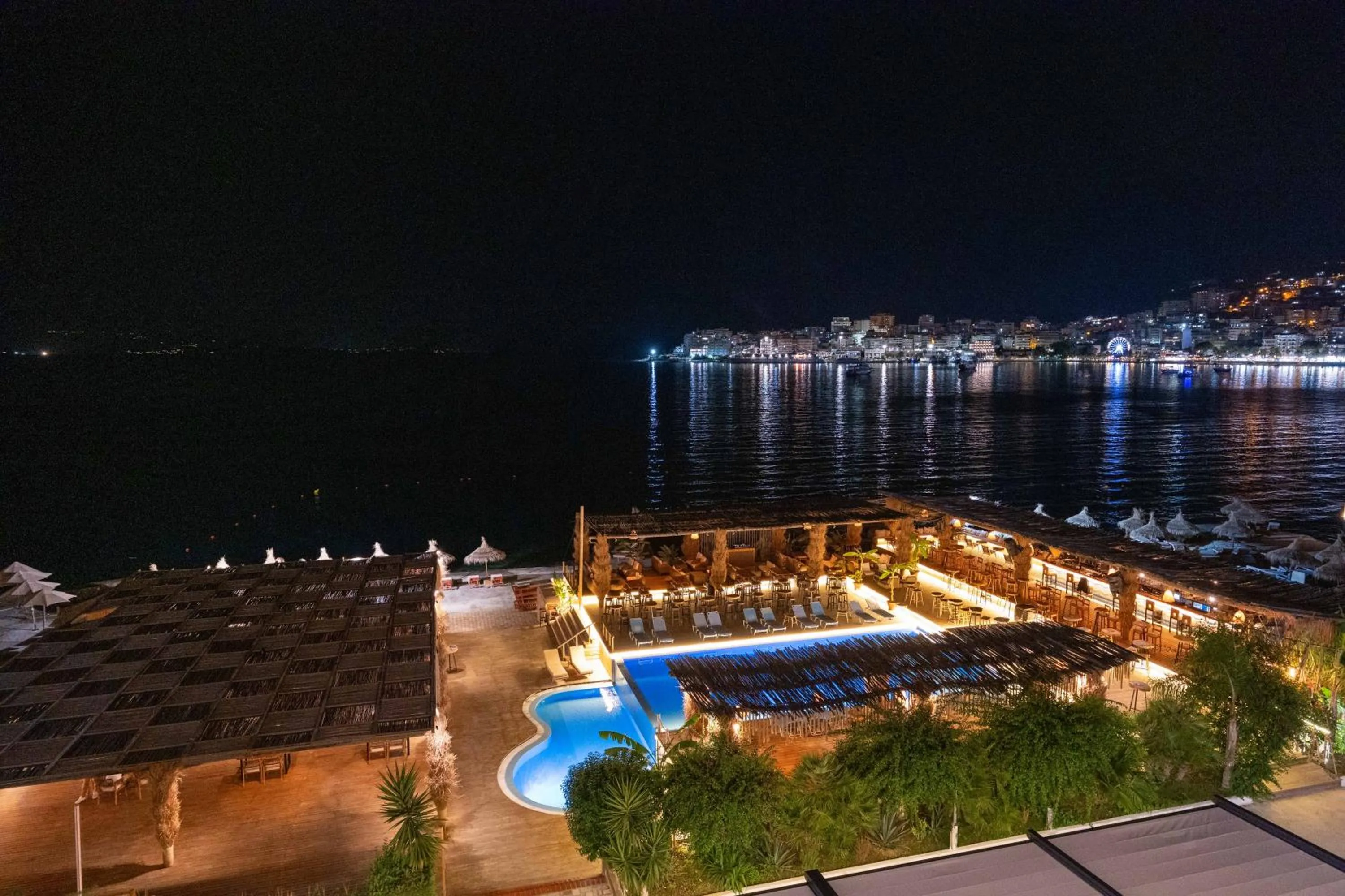 Night in Grand Hotel Saranda