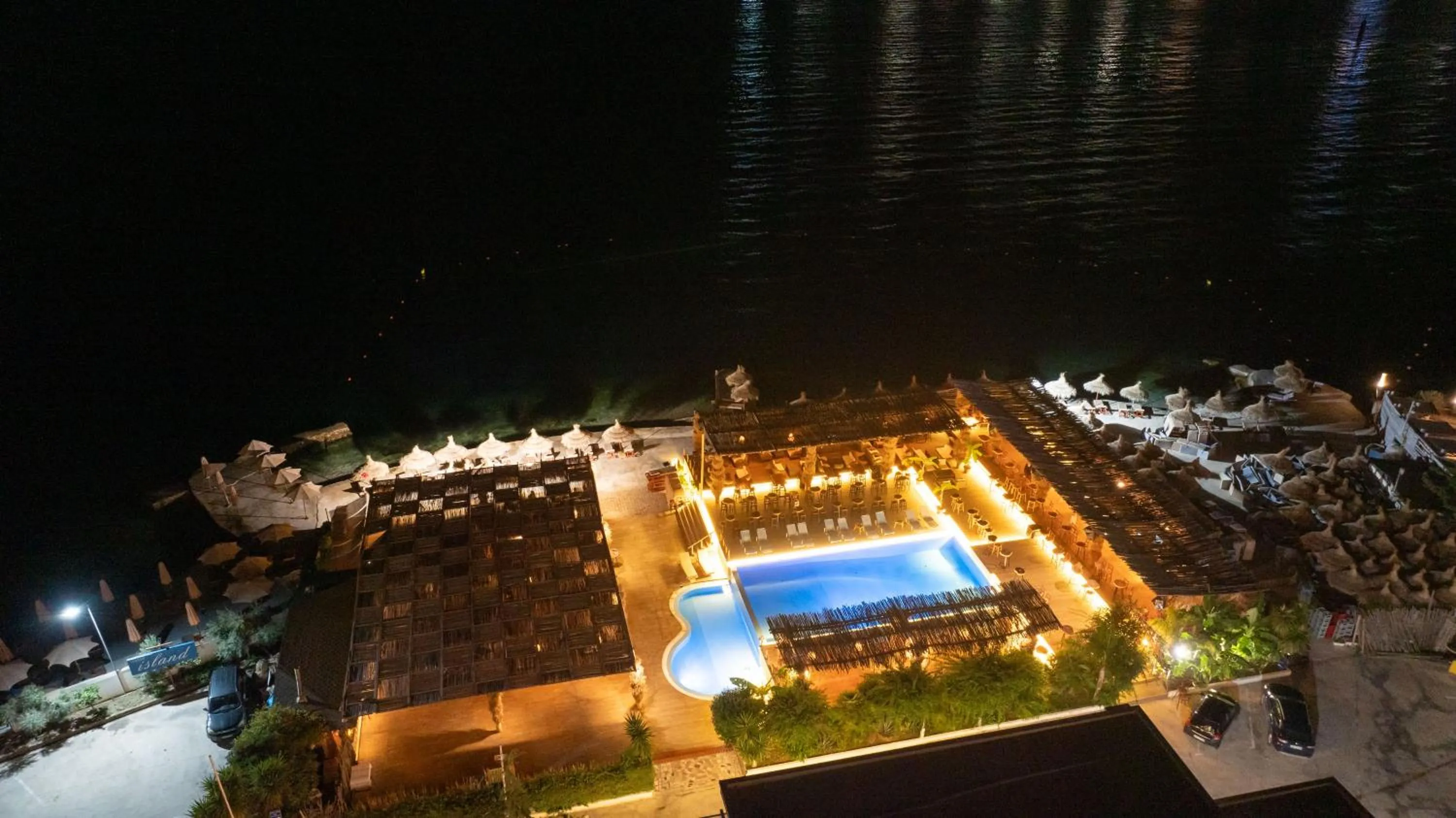 Night in Grand Hotel Saranda