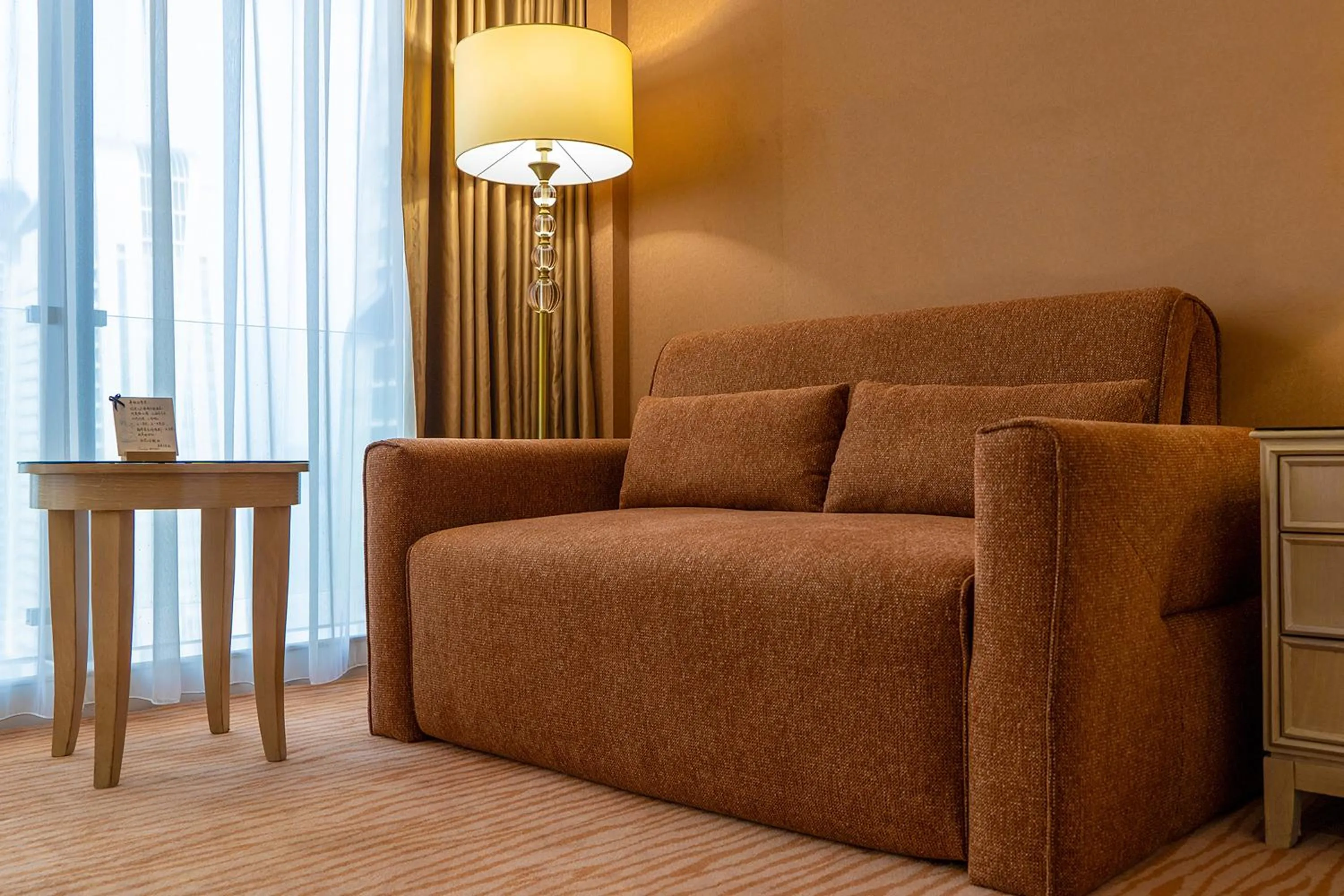 Living room in Similan Hotel Zhuhai-Gongbei Port