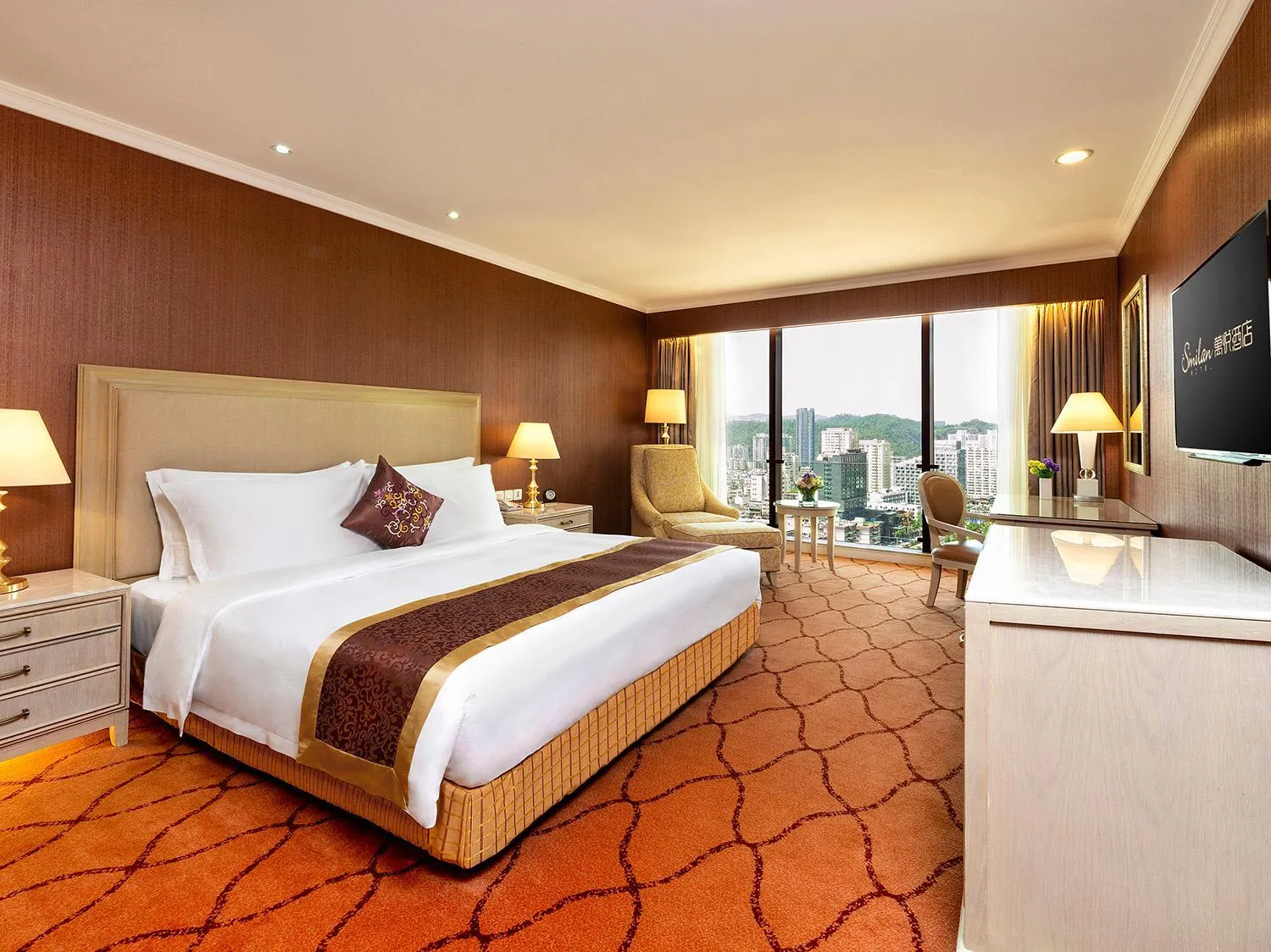 Photo of the whole room, Bed in Similan Hotel Zhuhai-Gongbei Port
