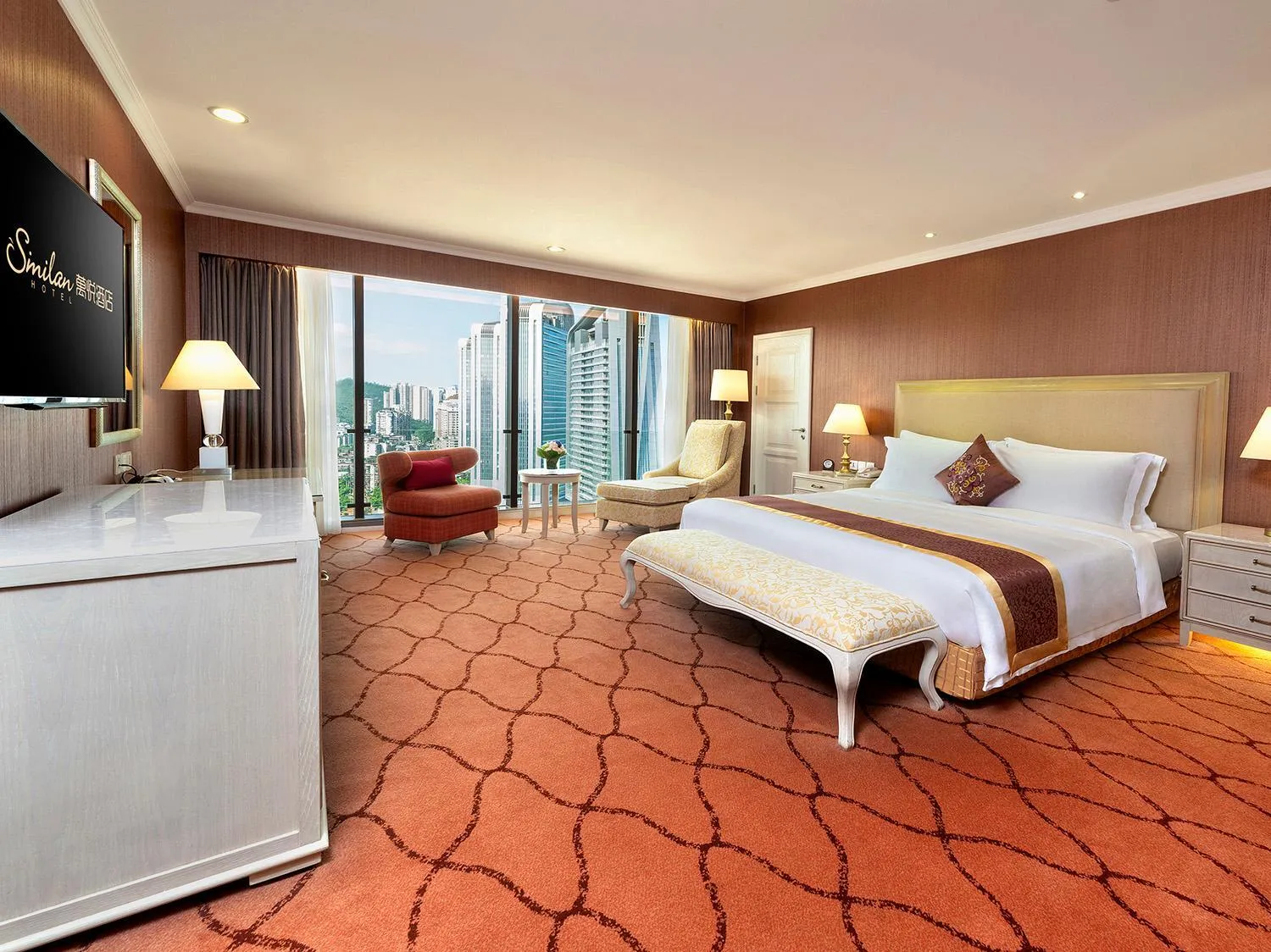 Photo of the whole room, Bed in Similan Hotel Zhuhai-Gongbei Port