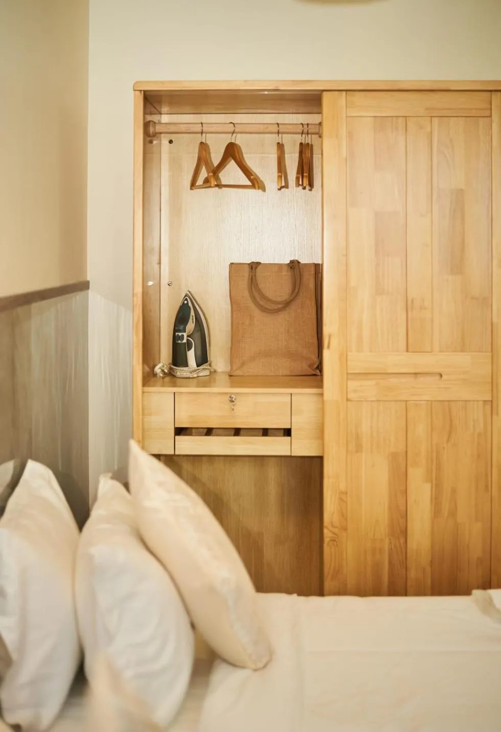 Bed in YUVi Blue Maldives & spa