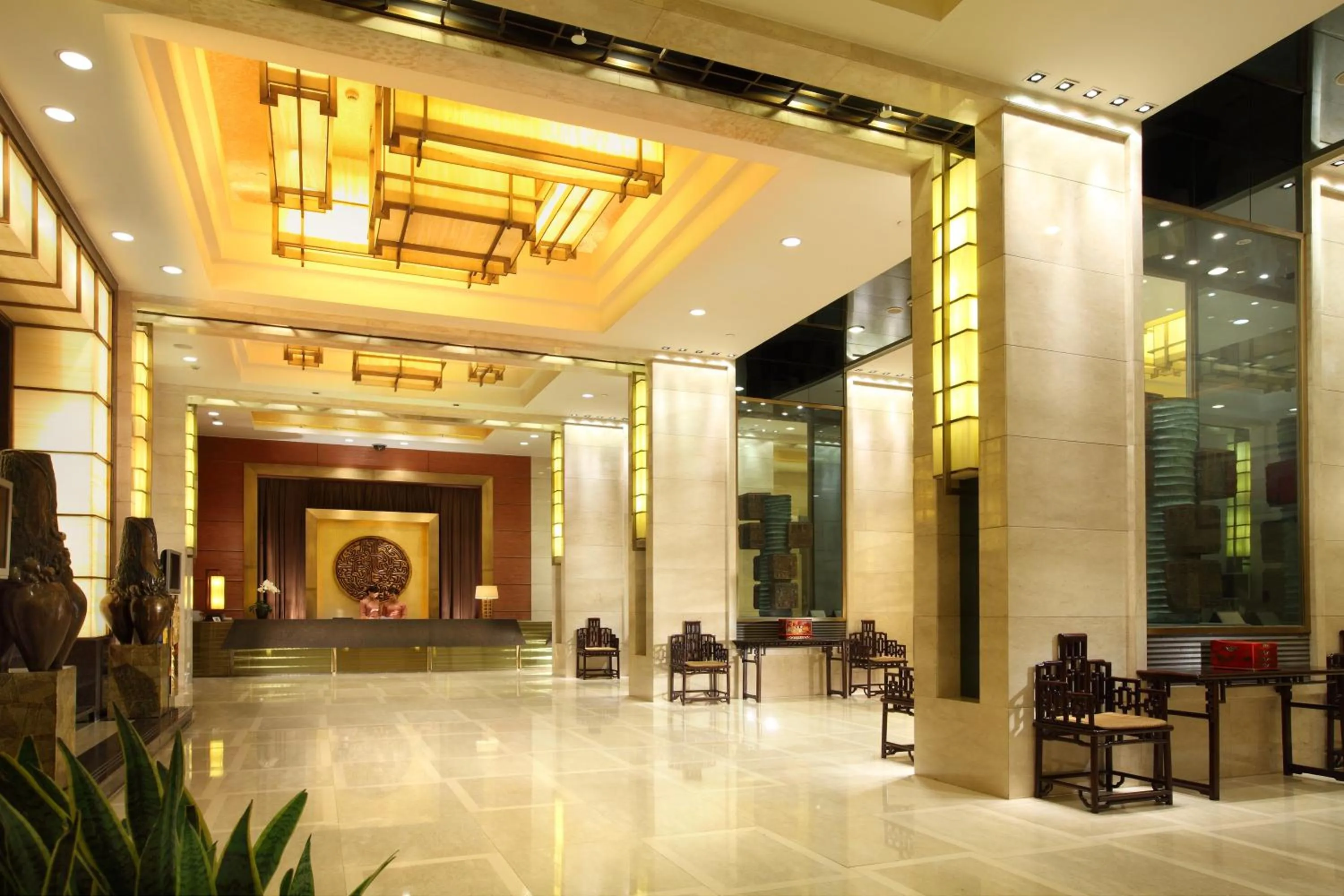 Lobby or reception in Min Zu Hotel