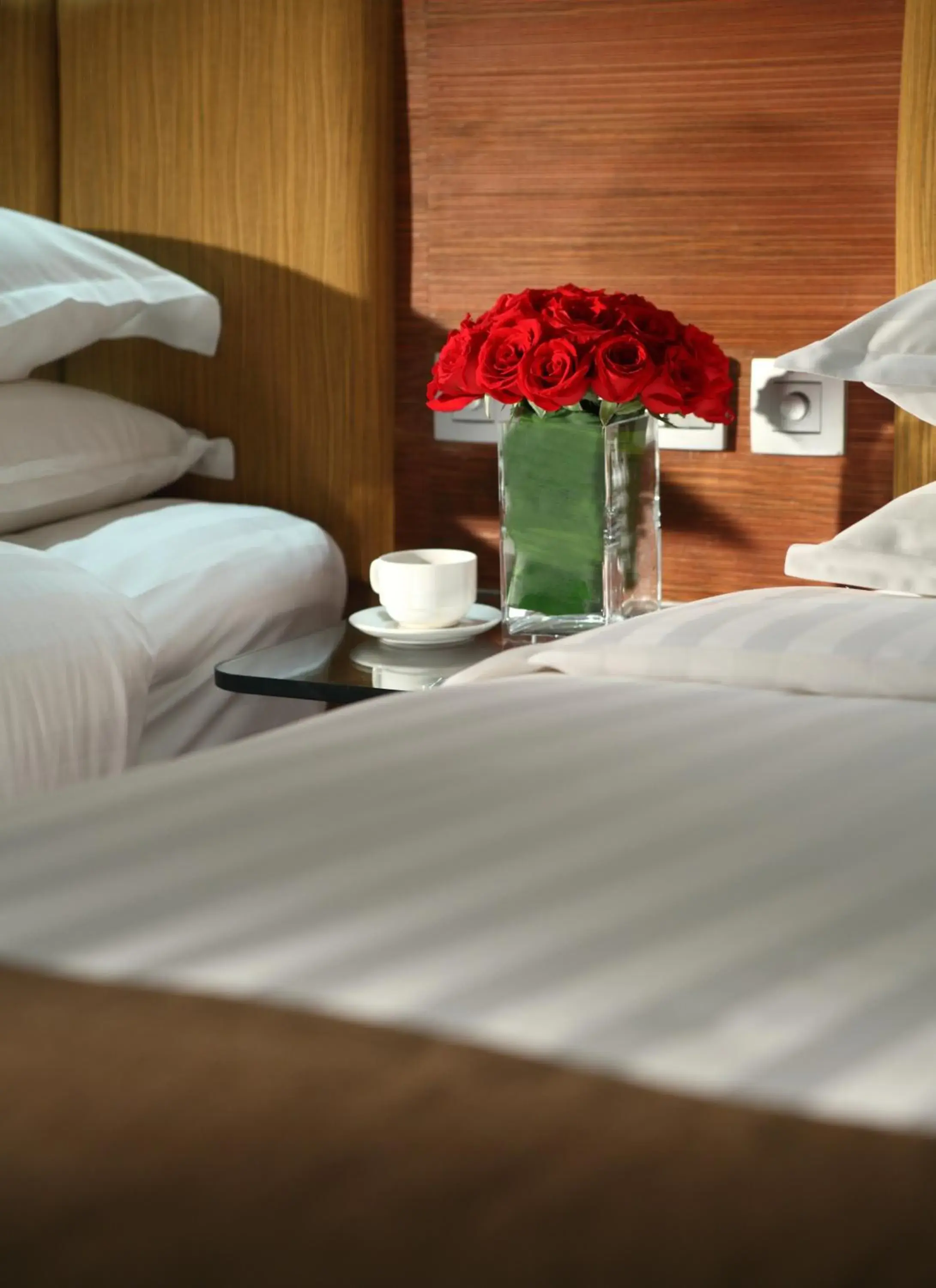 Decorative detail, Bed in Min Zu Hotel Decorative detail, Bed in Min Zu Hotel