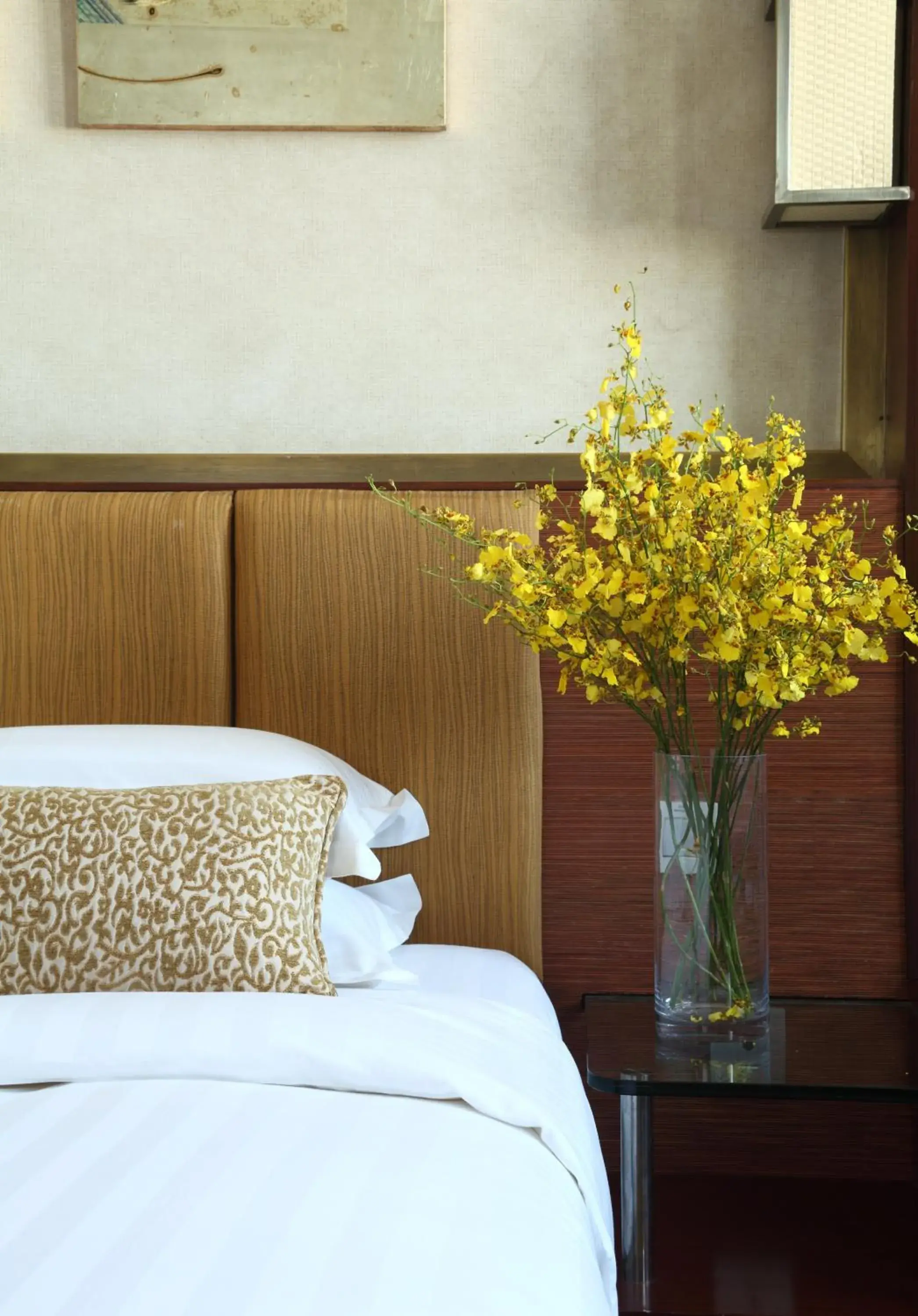 Decorative detail, Bed in Min Zu Hotel Decorative detail, Bed in Min Zu Hotel