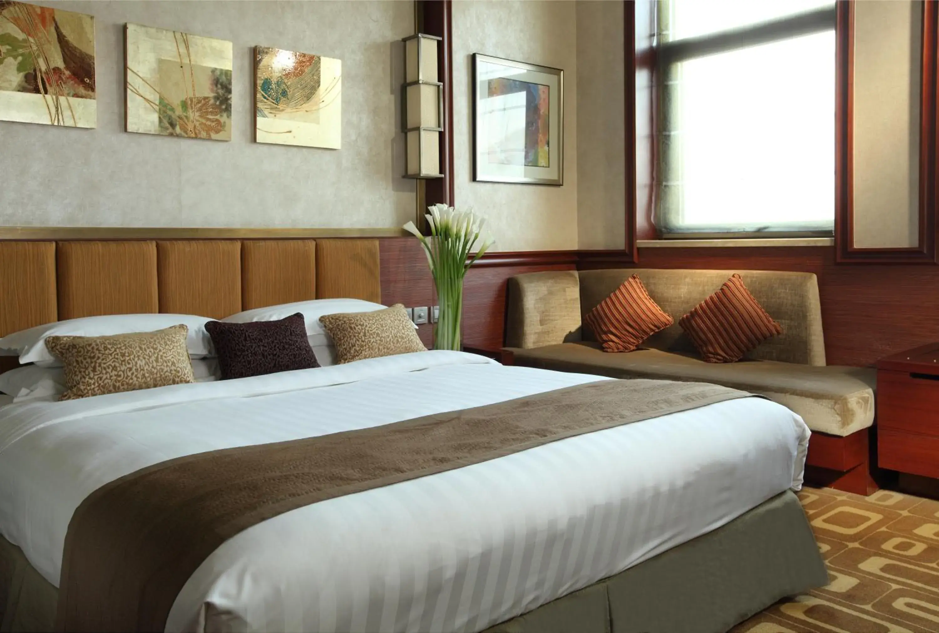 Bed in Min Zu Hotel Bed in Min Zu Hotel