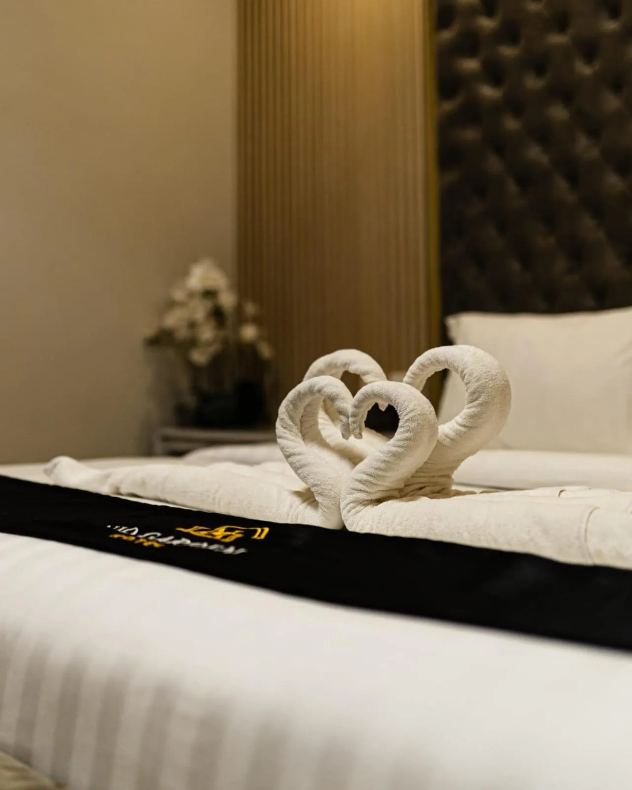 Bed in Nio Garden Hotel