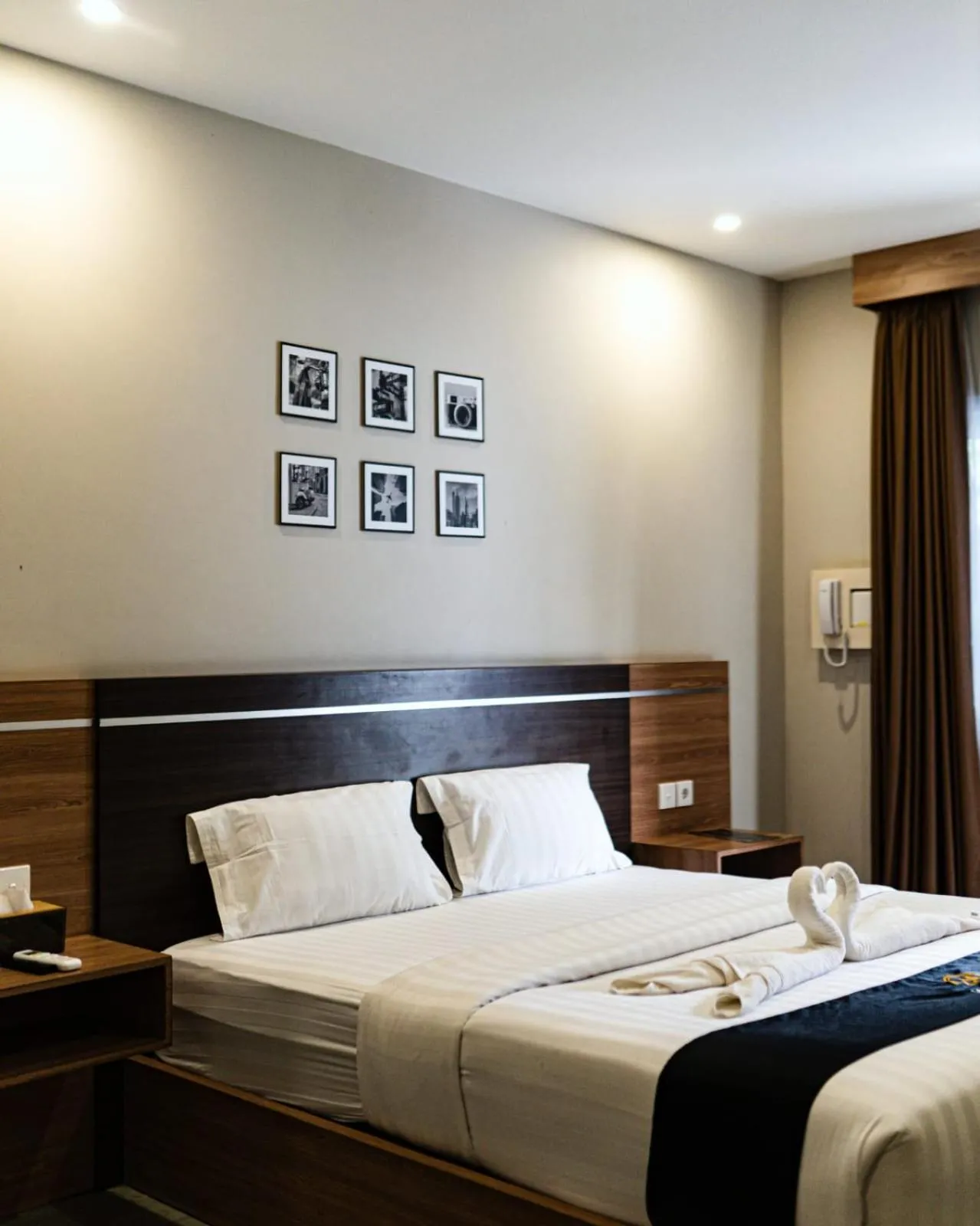 Bed in Nio Garden Hotel