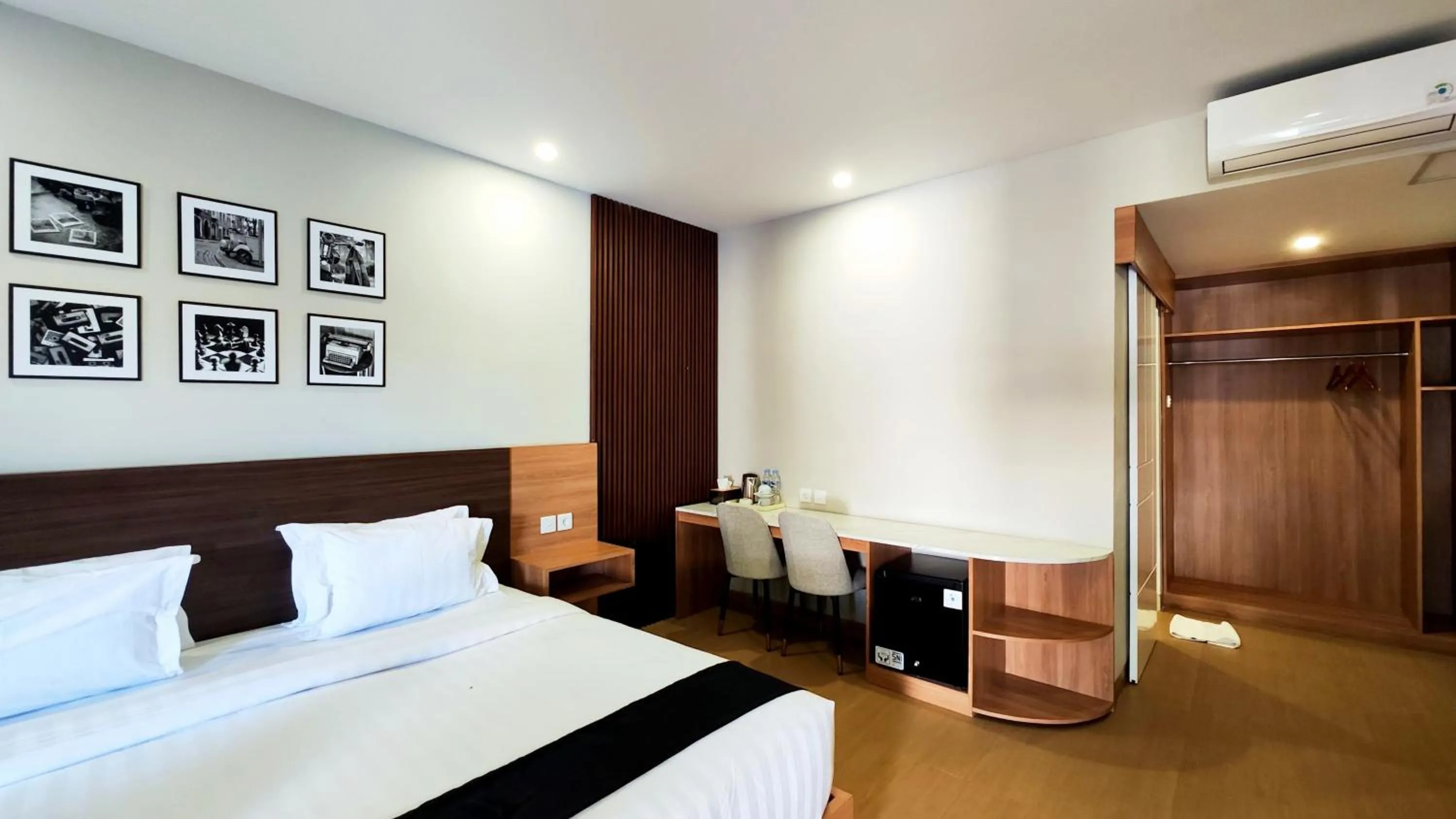 Bed in Nio Garden Hotel