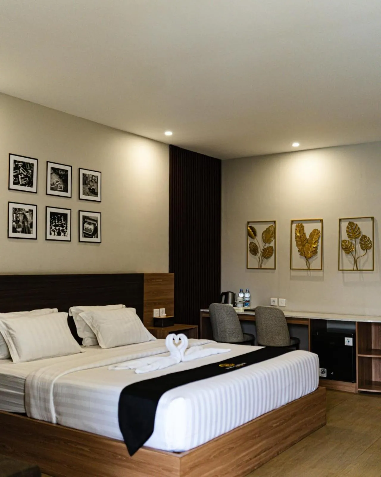 Bed in Nio Garden Hotel