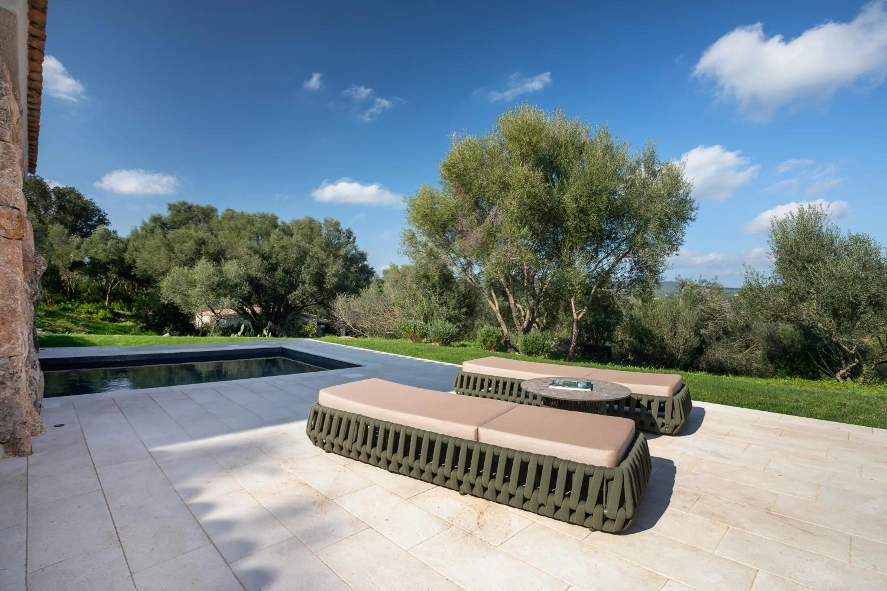 Garden view in Stazzo Lu Ciaccaru