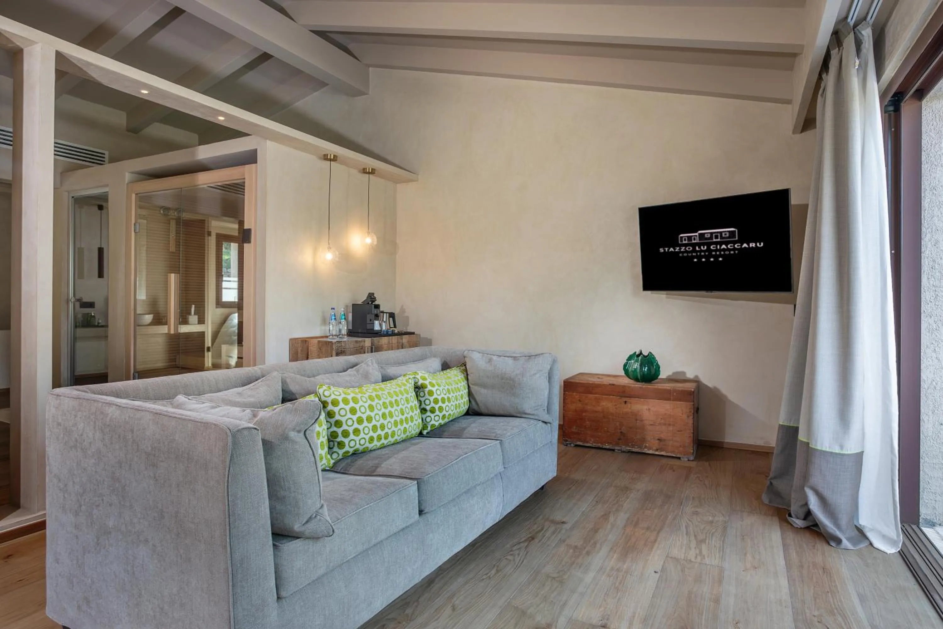 Communal lounge/ TV room in Stazzo Lu Ciaccaru