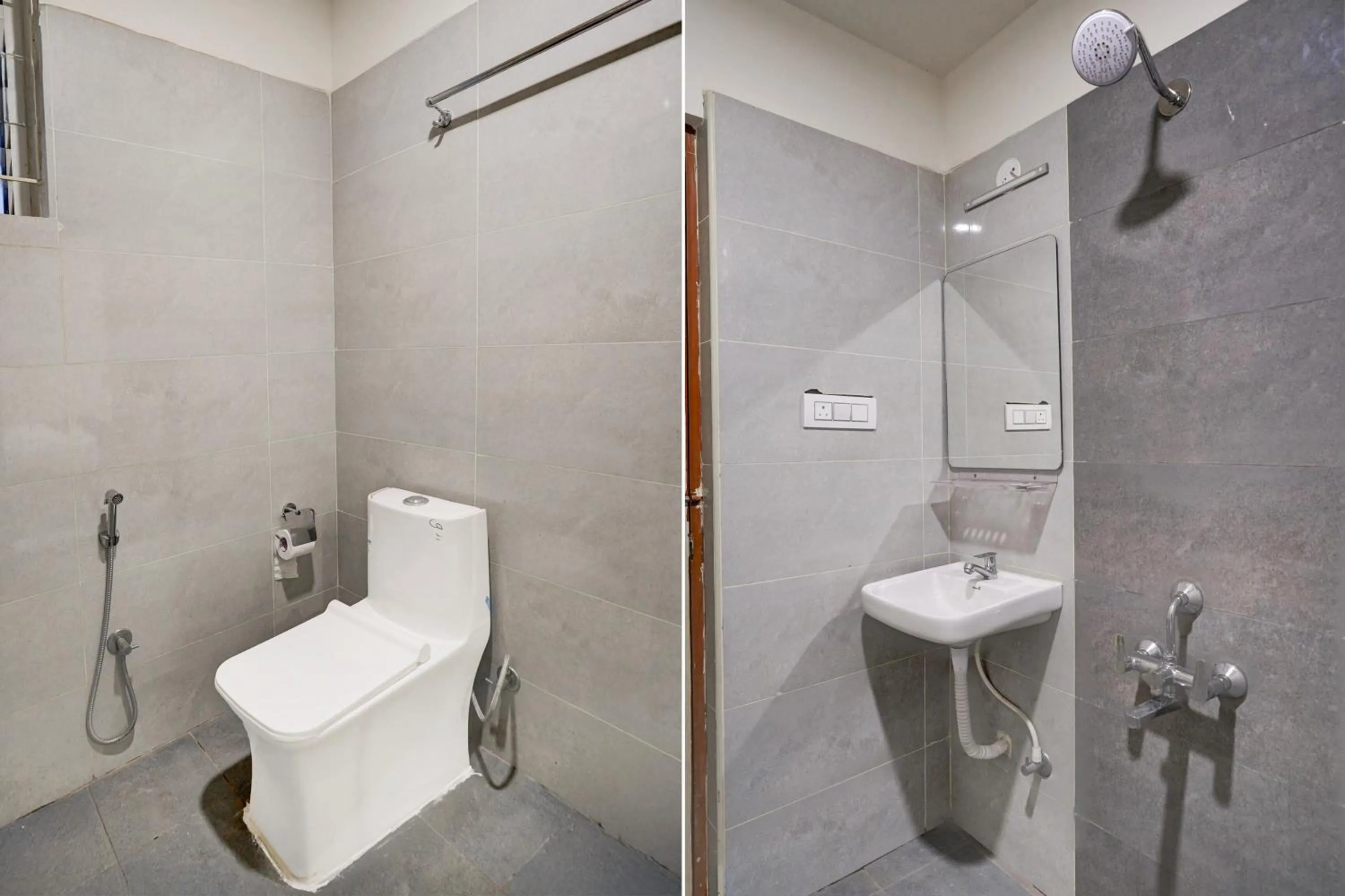 Bathroom in Super Townhouse Marathahalli Near Sri Nagalingeshwar Swamy Temple Formerly Hotel Avenue