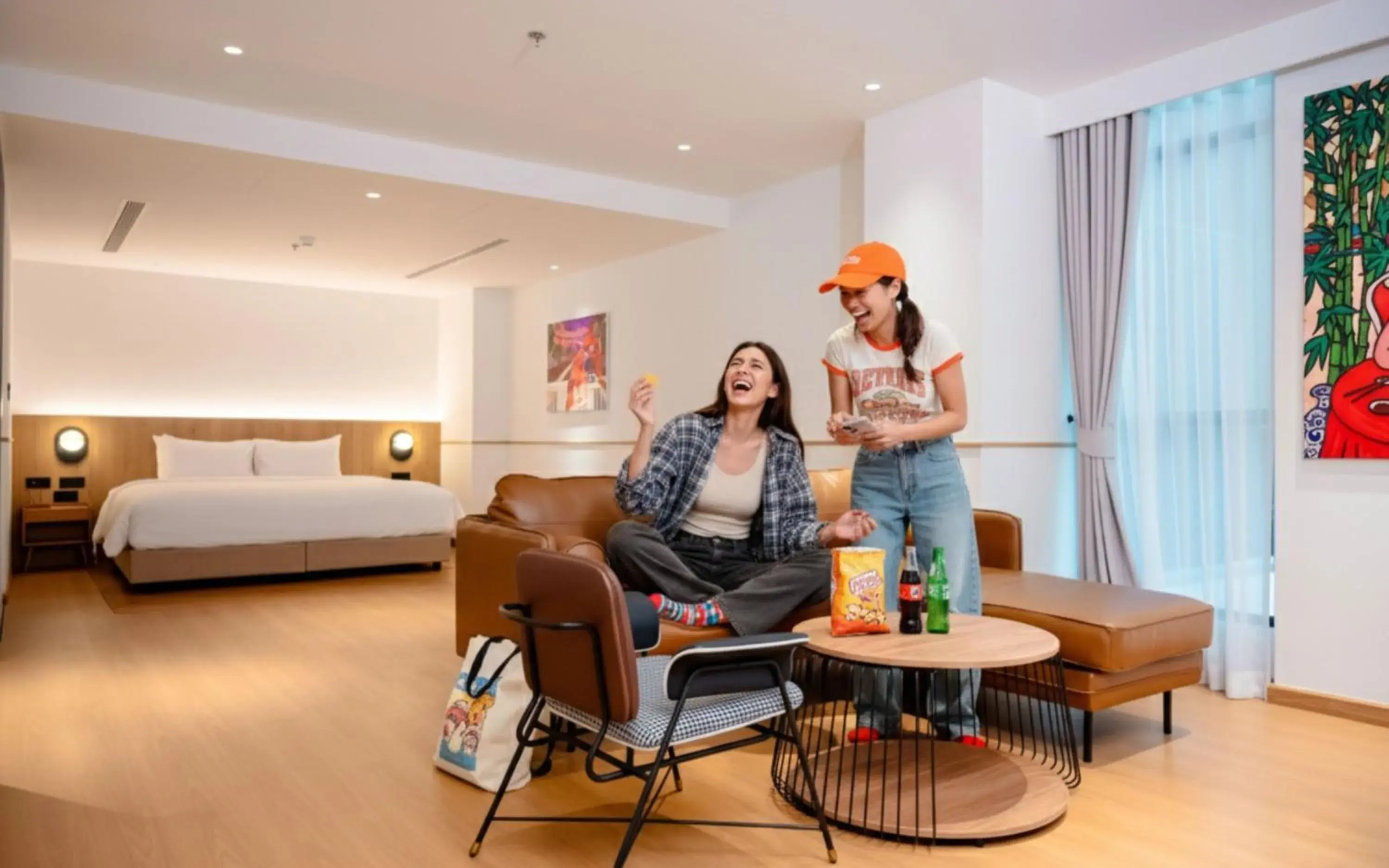 Bed in Lub d Bangkok Chinatown - Steps from Sam Yod MRT Station Bed in Lub d Bangkok Chinatown - Steps from Sam Yod MRT Station