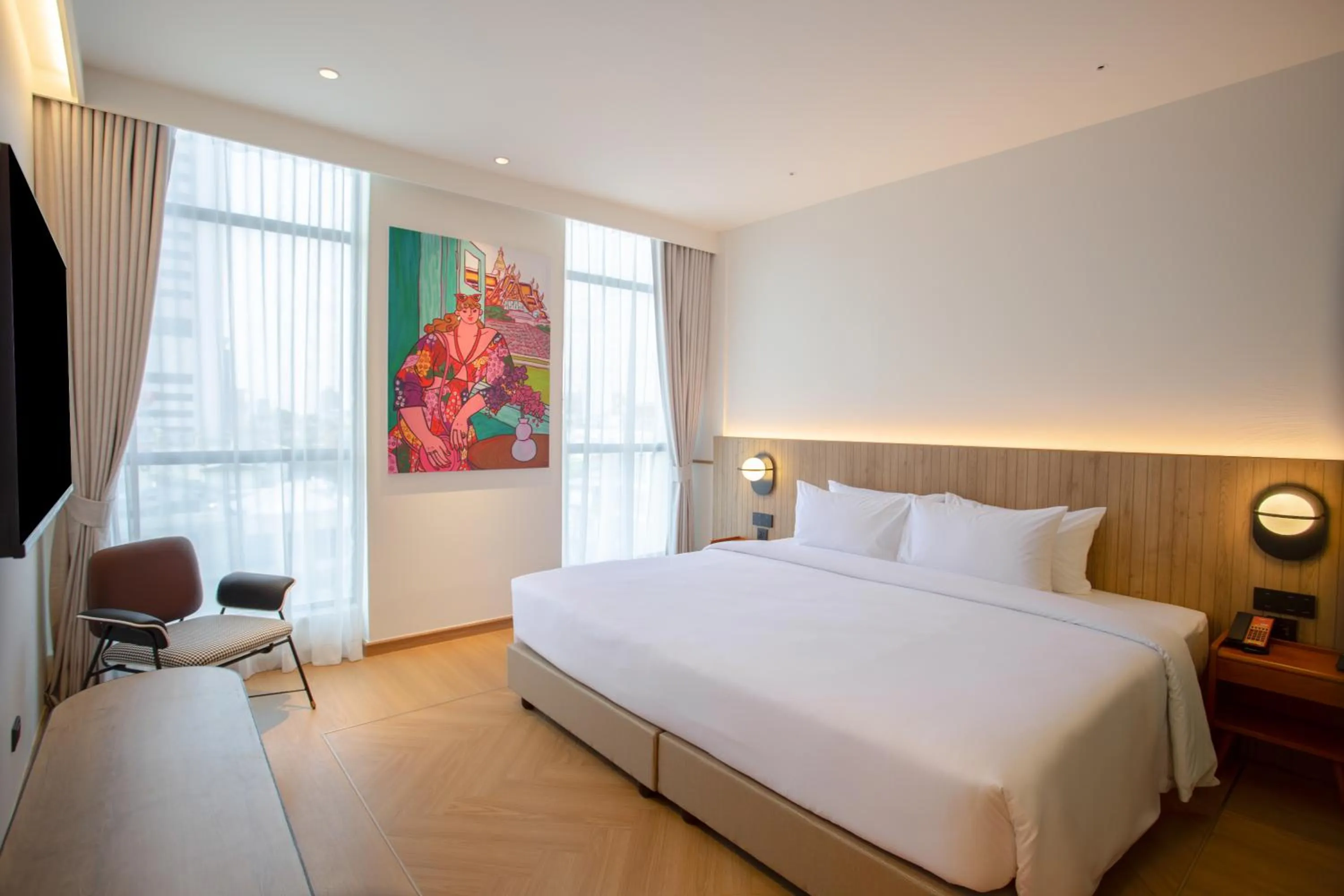 Bed in Lub d Bangkok Chinatown - Steps from Sam Yod MRT Station