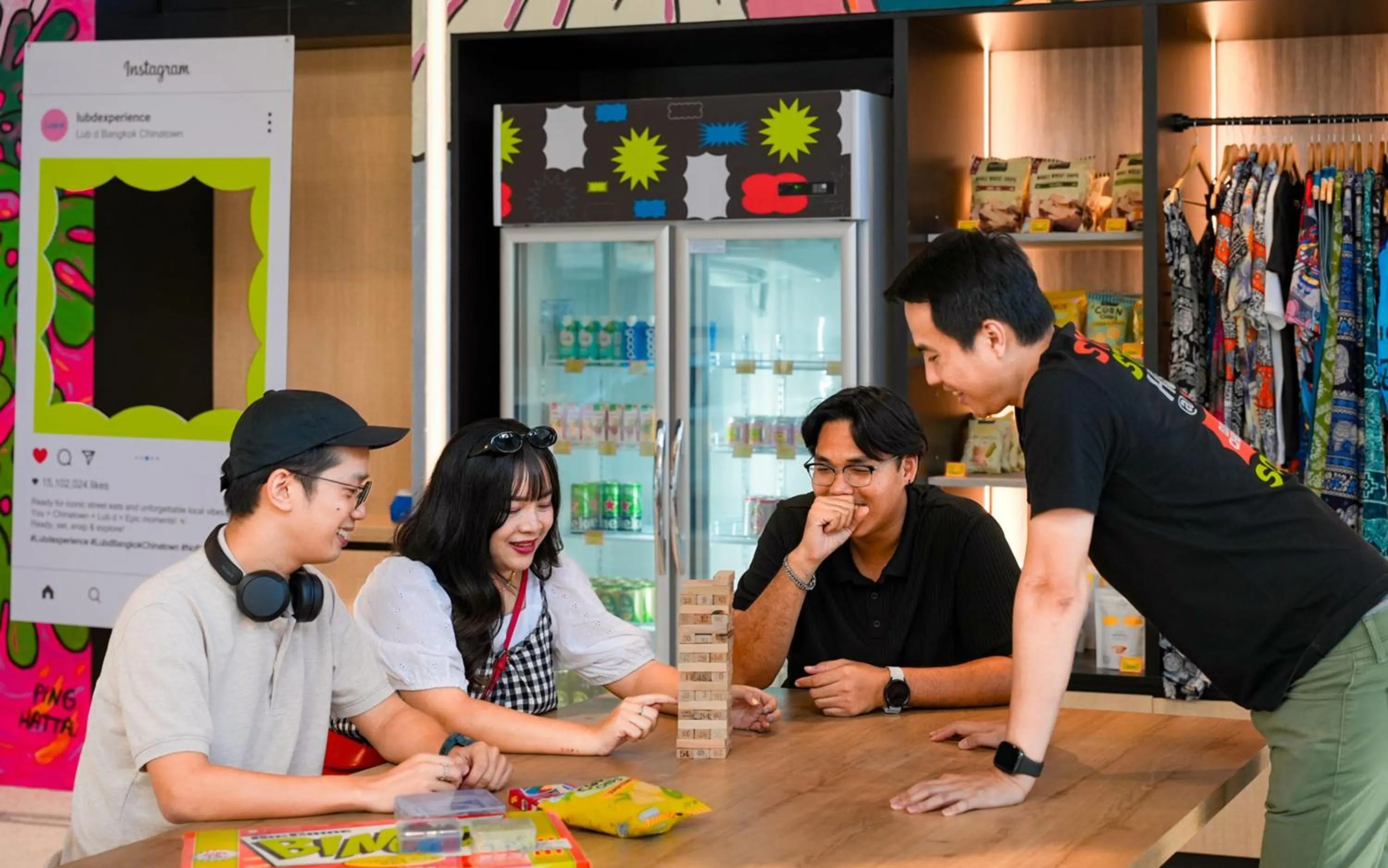 People in Lub d Bangkok Chinatown - Steps from Sam Yod MRT Station