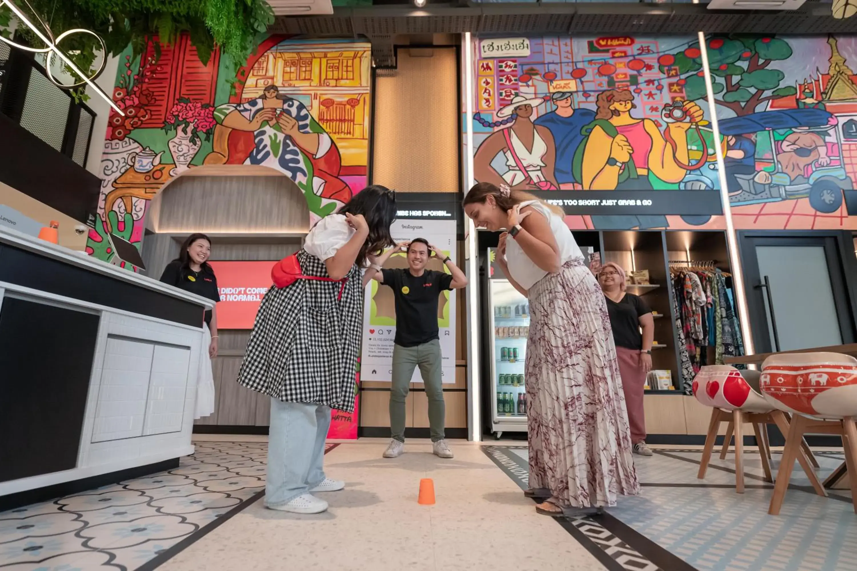 Lobby or reception in Lub d Bangkok Chinatown - Steps from Sam Yod MRT Station Lobby or reception in Lub d Bangkok Chinatown - Steps from Sam Yod MRT Station