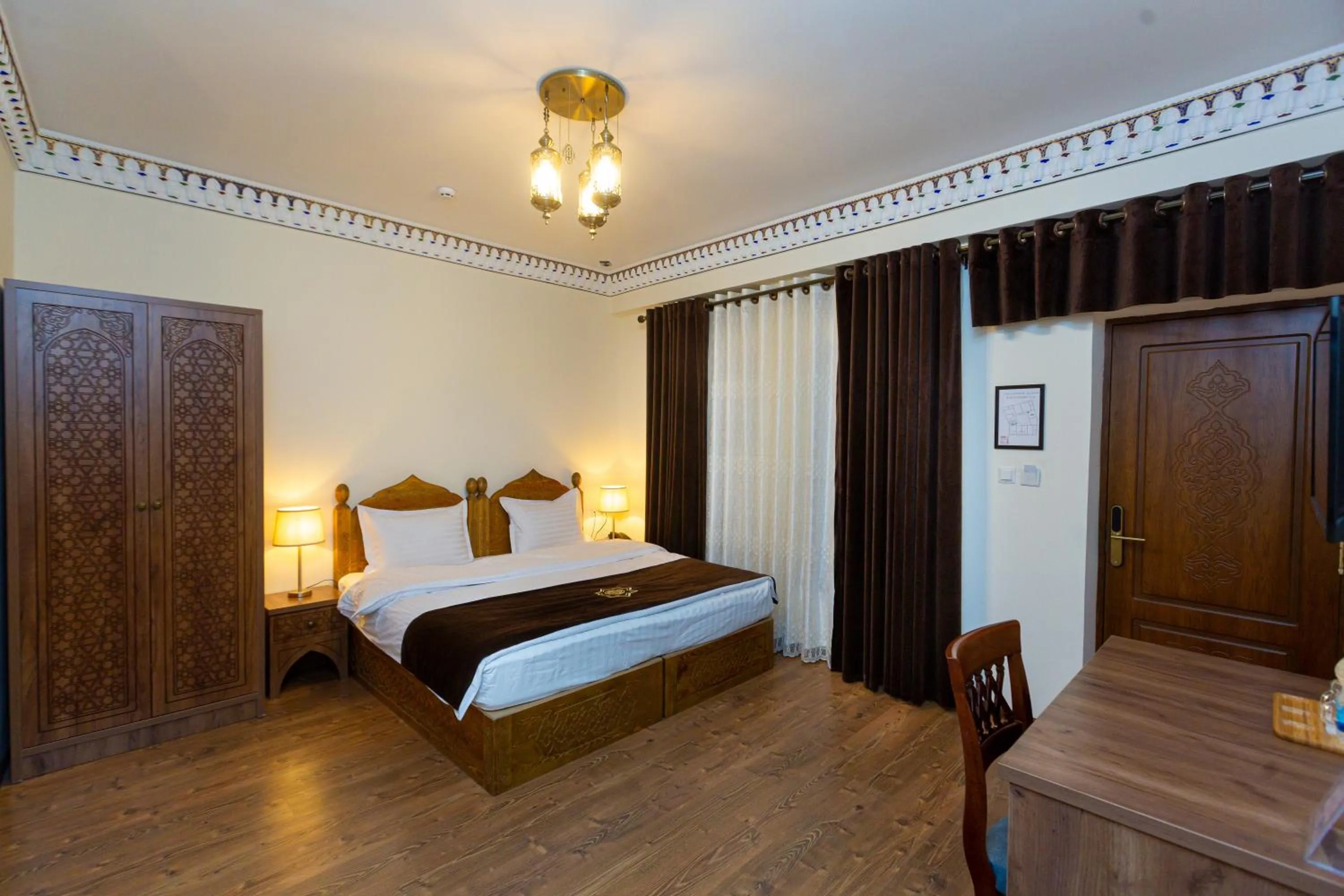 Bed in Iman Hotel