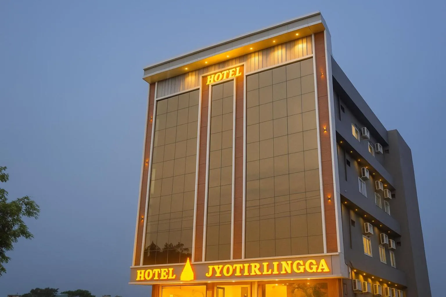 Property building in Hotel Jyotirlinga- One Way Drop to Mahakal Temple