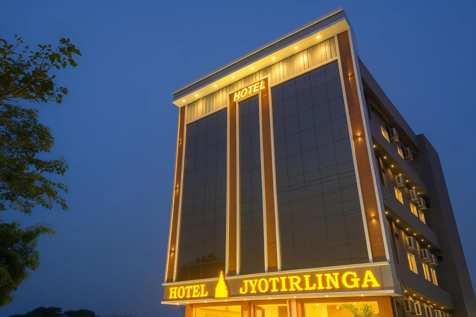 Property building in Hotel Jyotirlinga- One Way Drop to Mahakal Temple