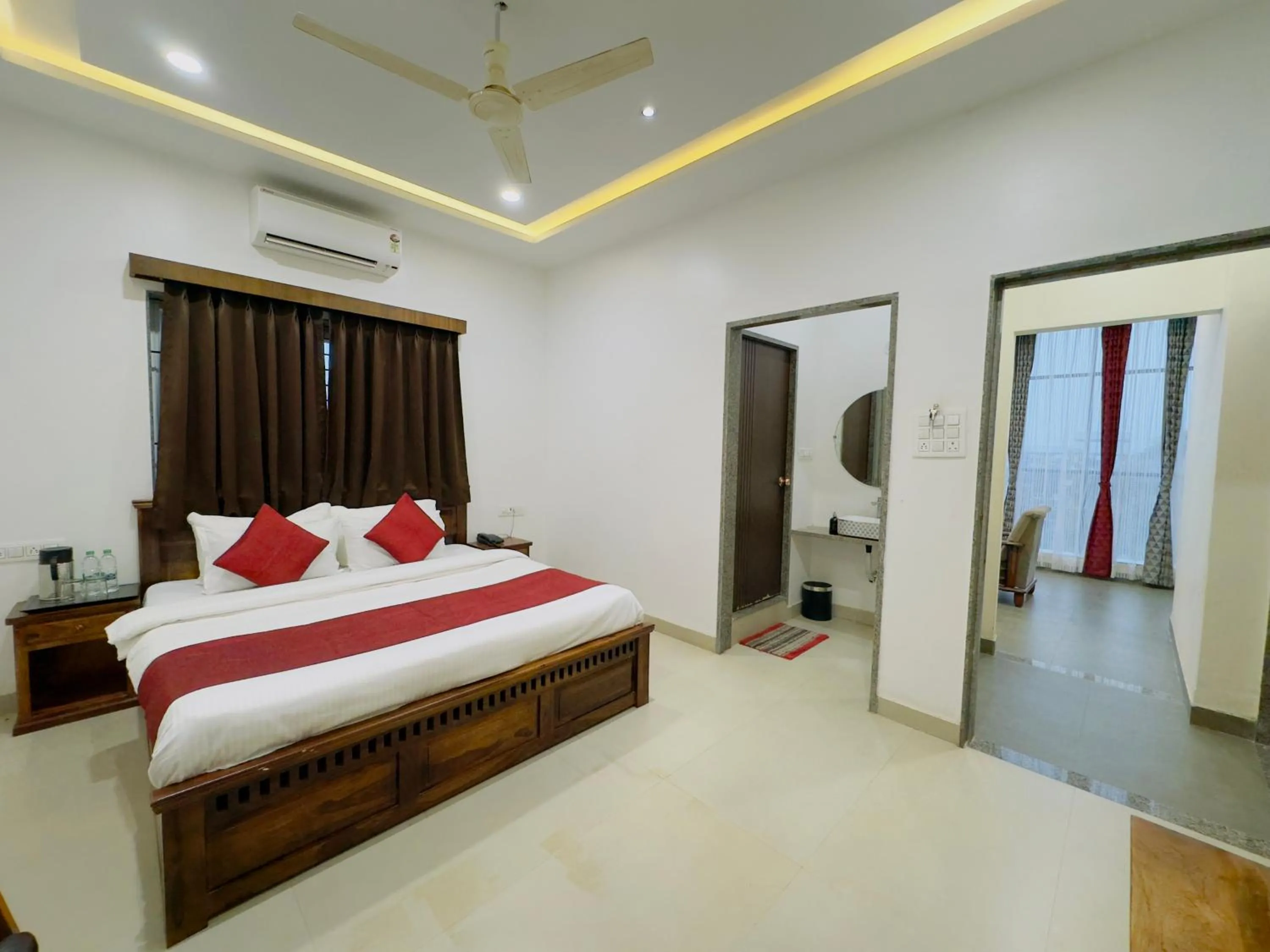 Bed in Hotel Jyotirlinga- One Way Drop to Mahakal Temple