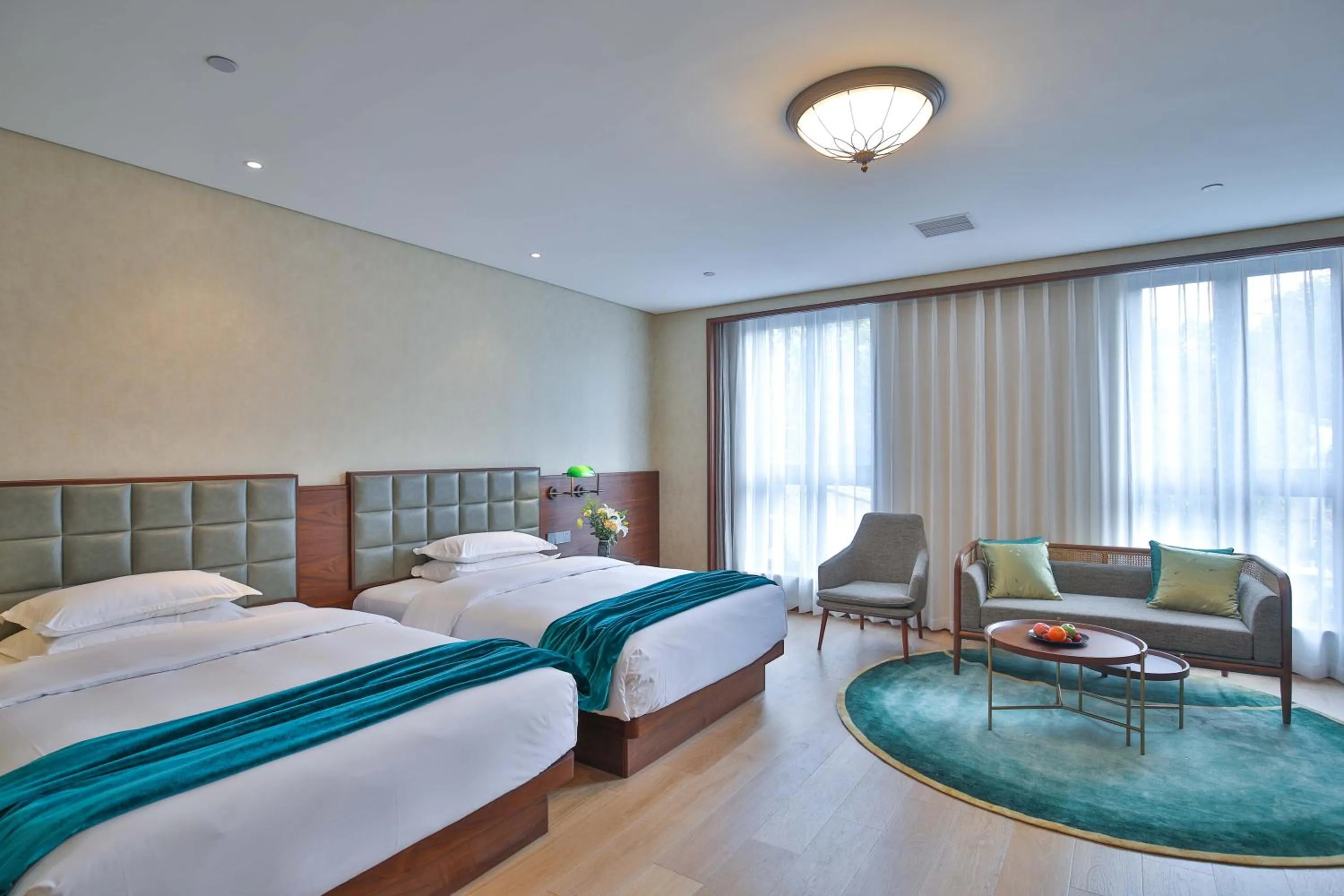 Bedroom, Bed in SSAW Garden Hotel Ningbo Xikou