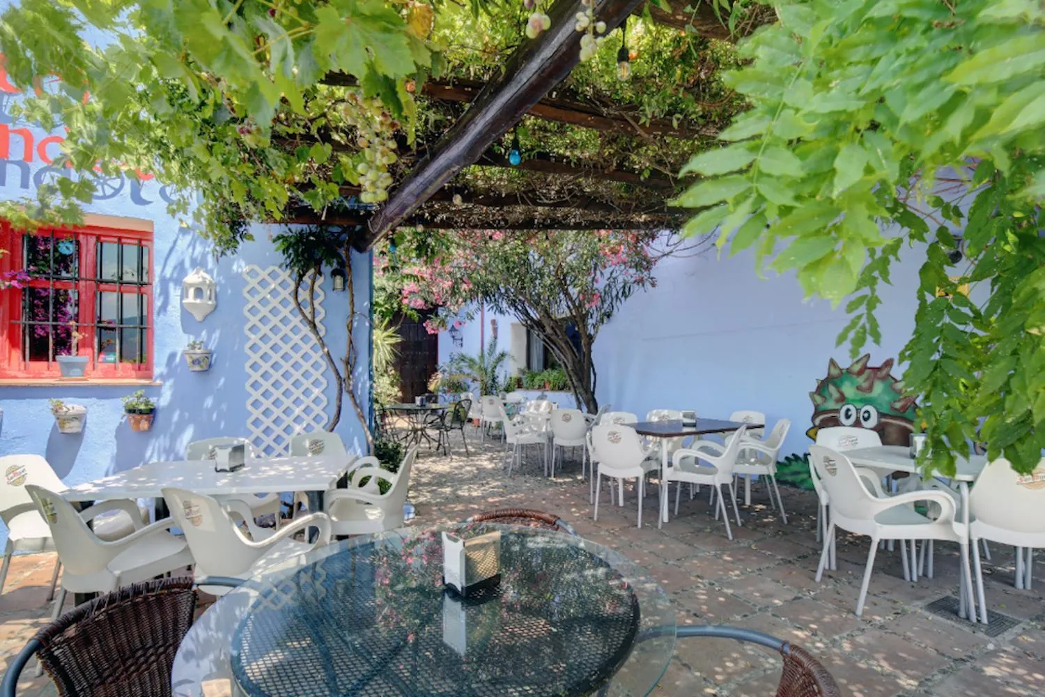 Patio in Hotel Restaurante Bandolero